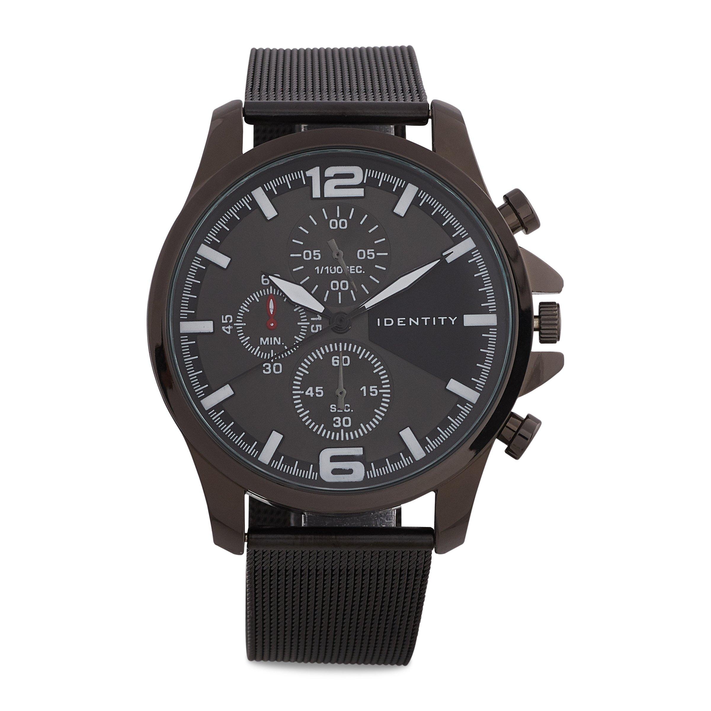 Black discount gunmetal watch