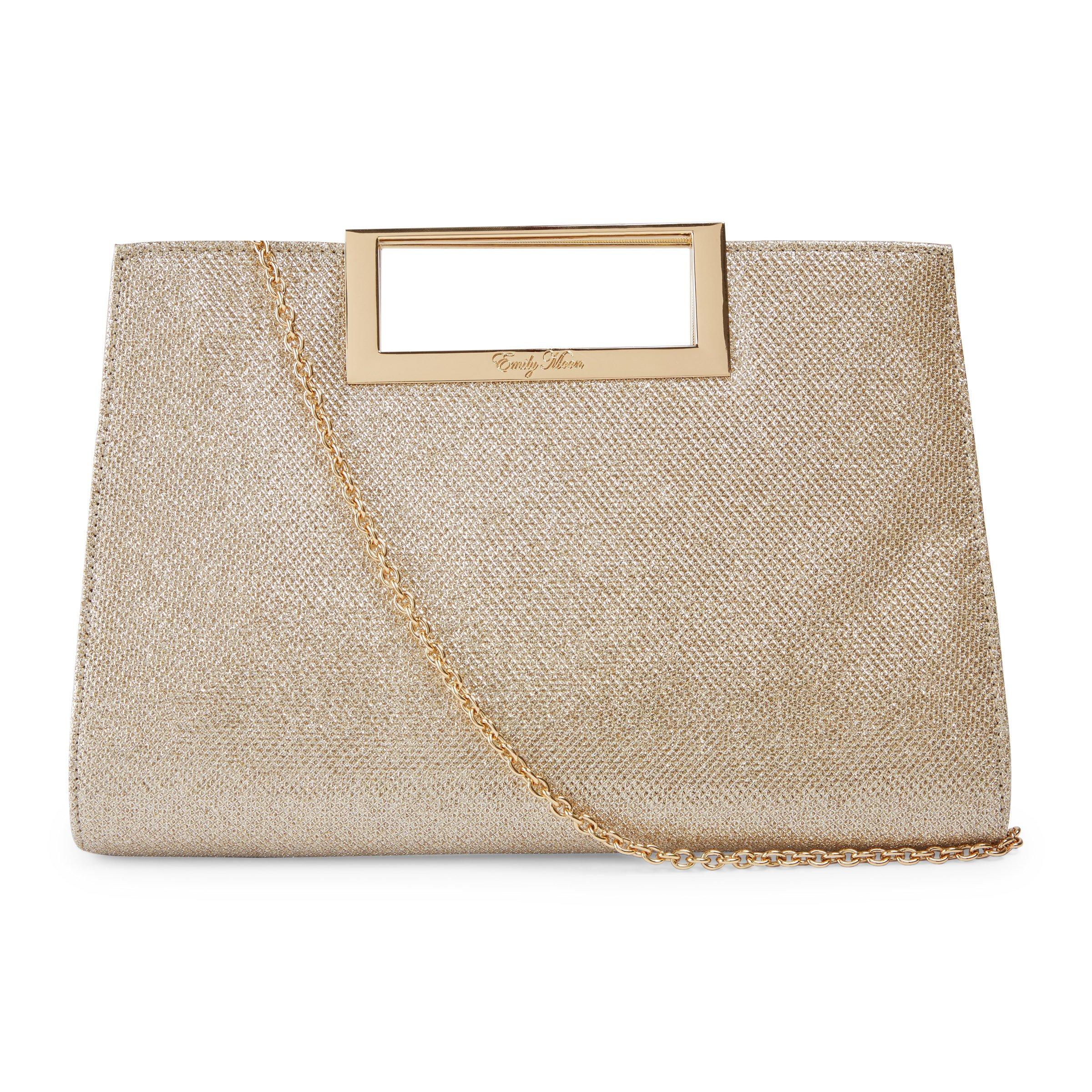 Champagne clutch hot sale bag