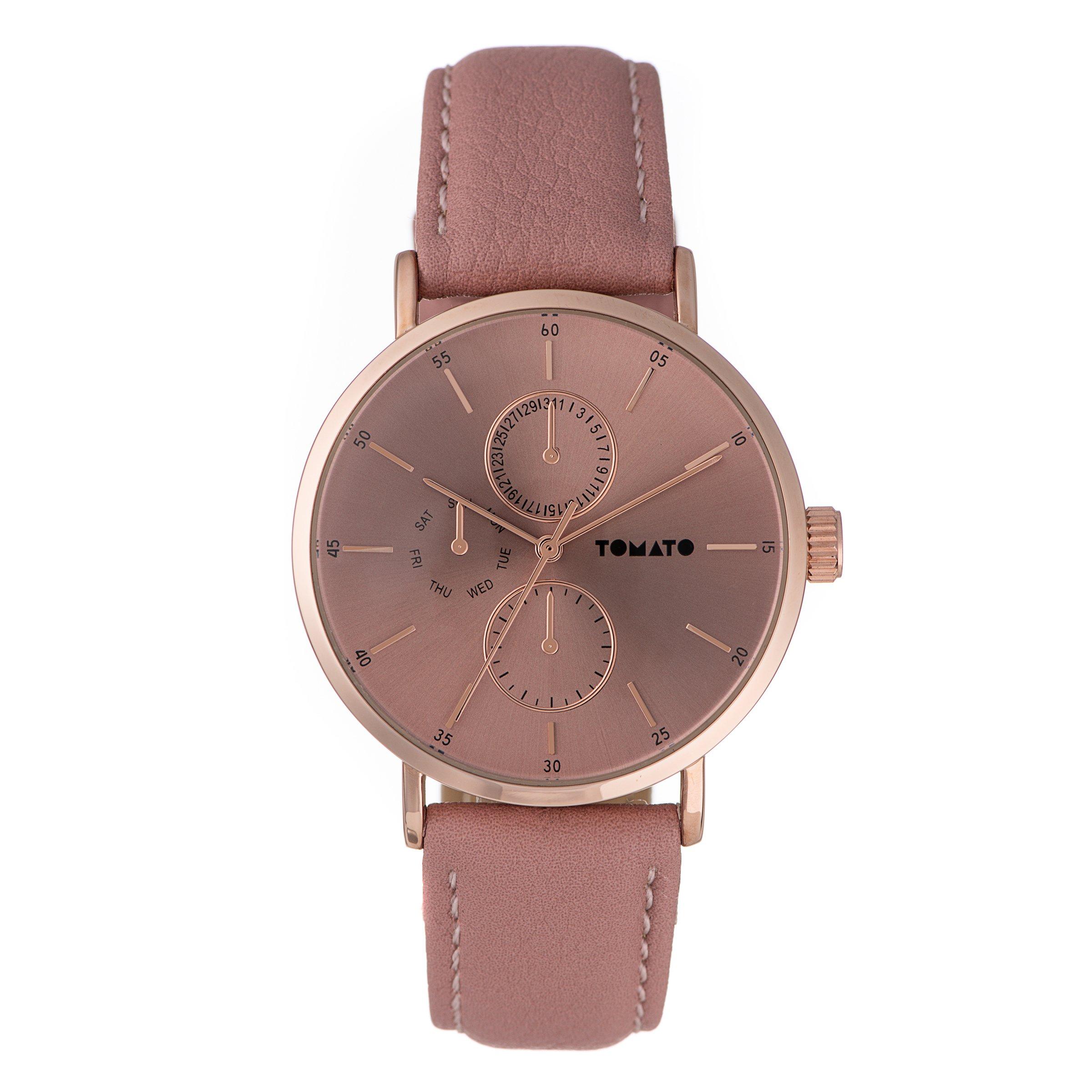 Synthetic sale leather watch