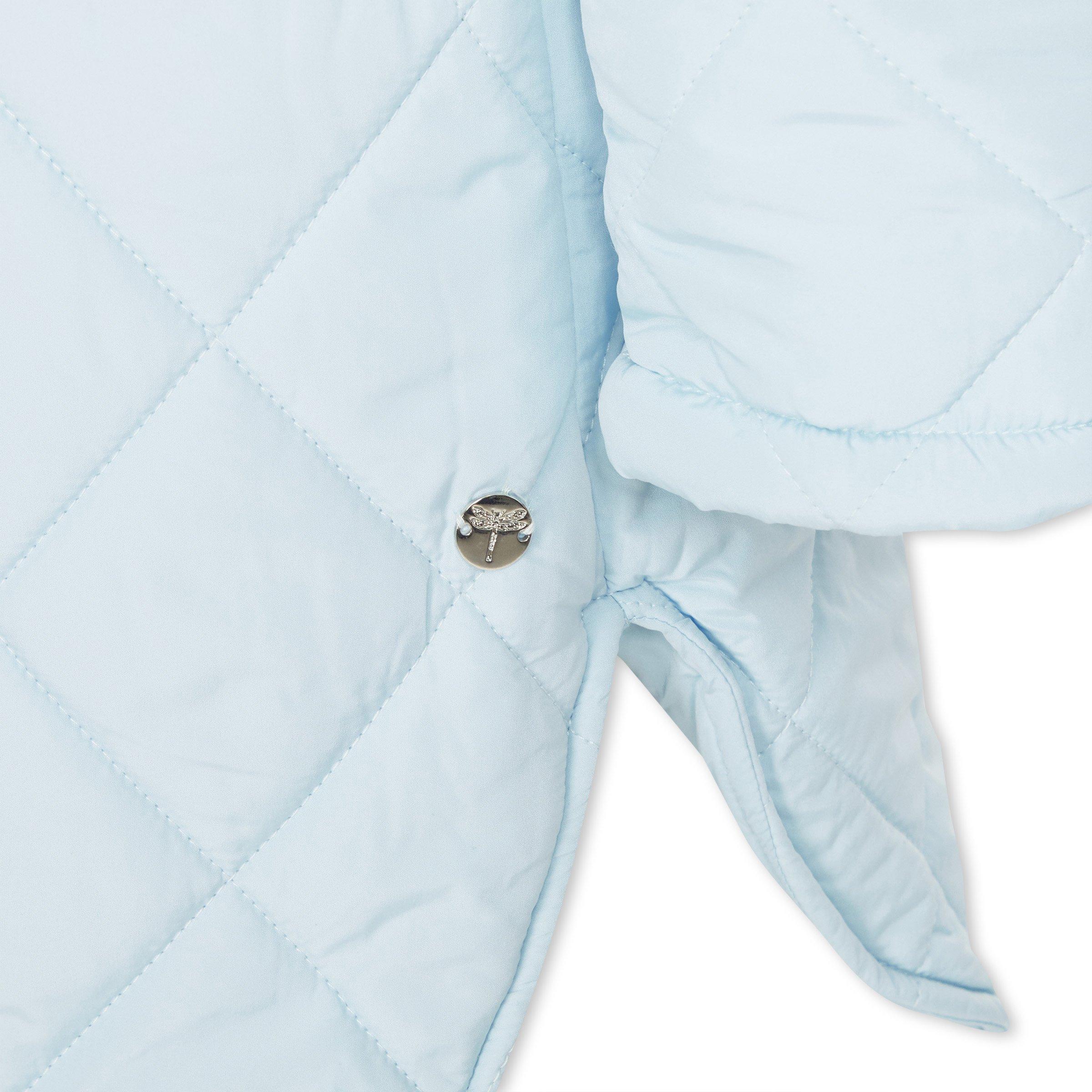 Pale blue cheap padded coat