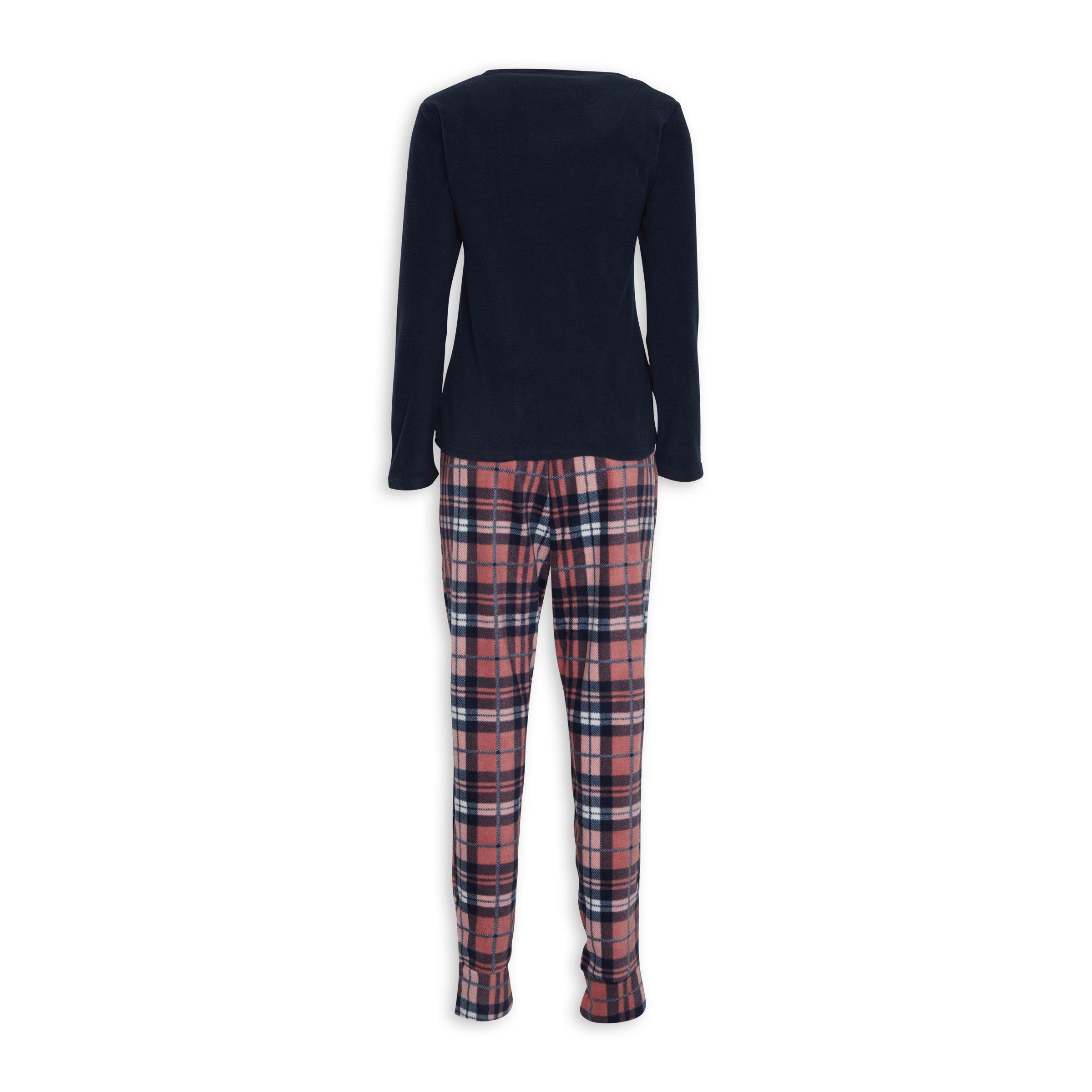 Navy Check PJ Set 3050550 Identity