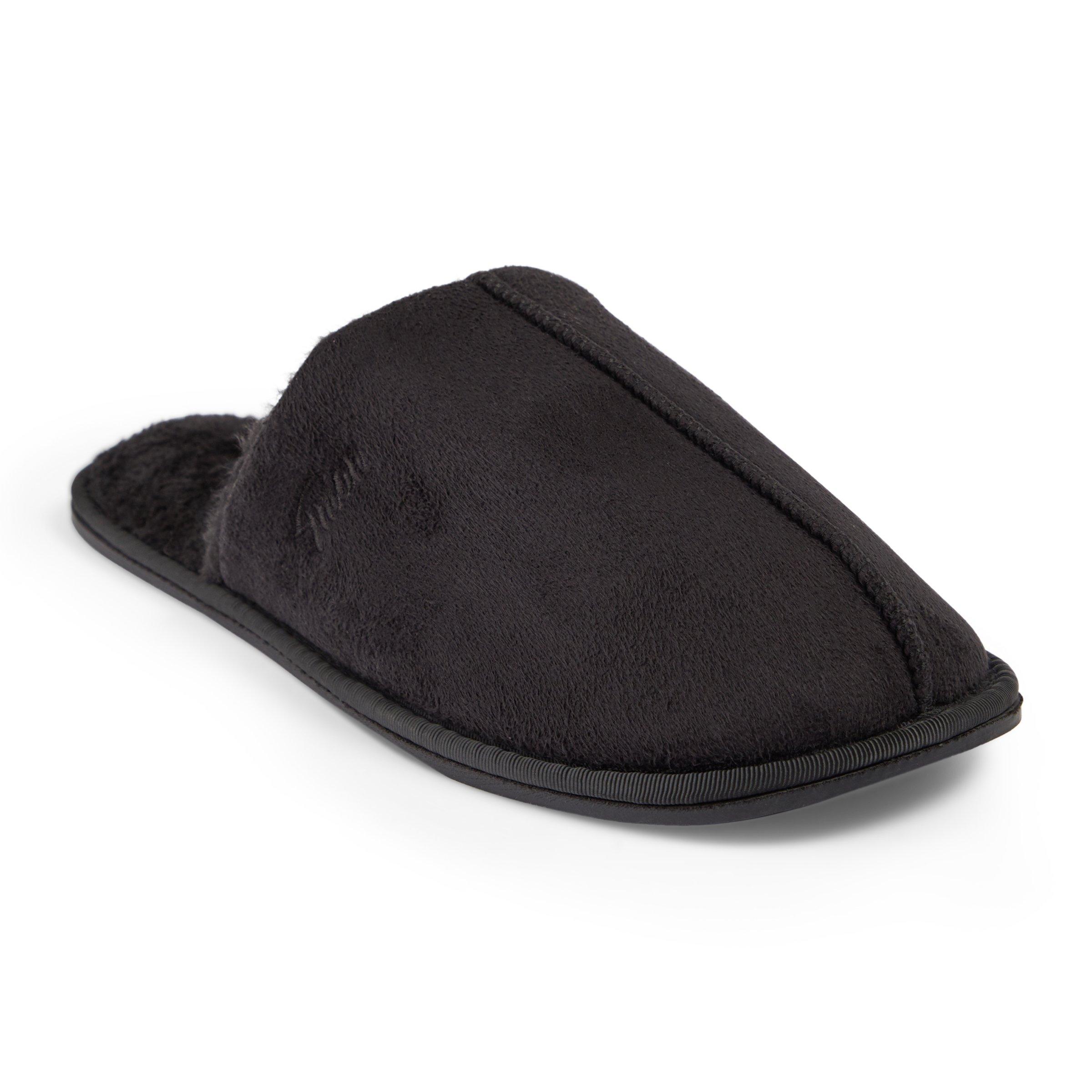 Black cheap mule slippers