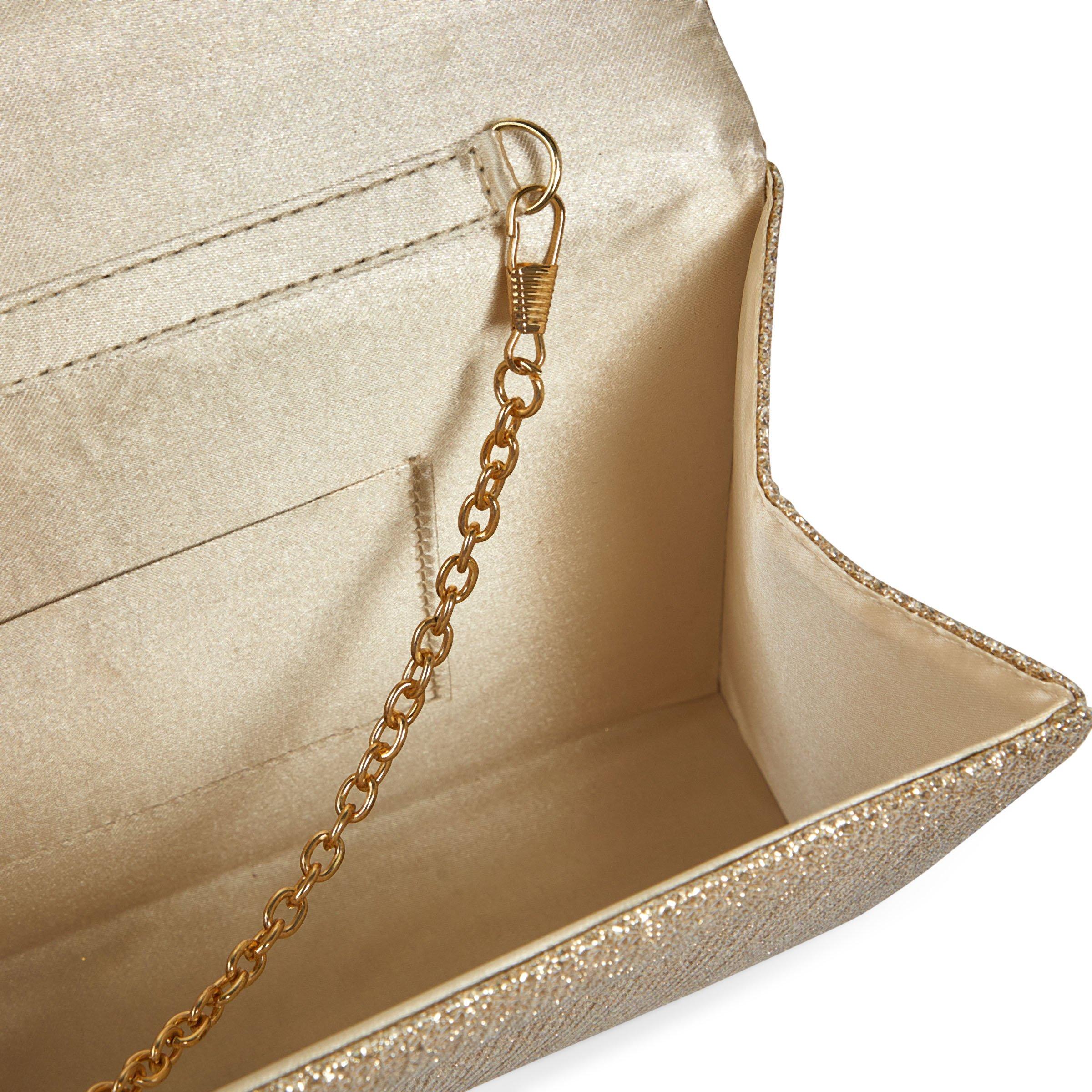 Champagne clutch hot sale