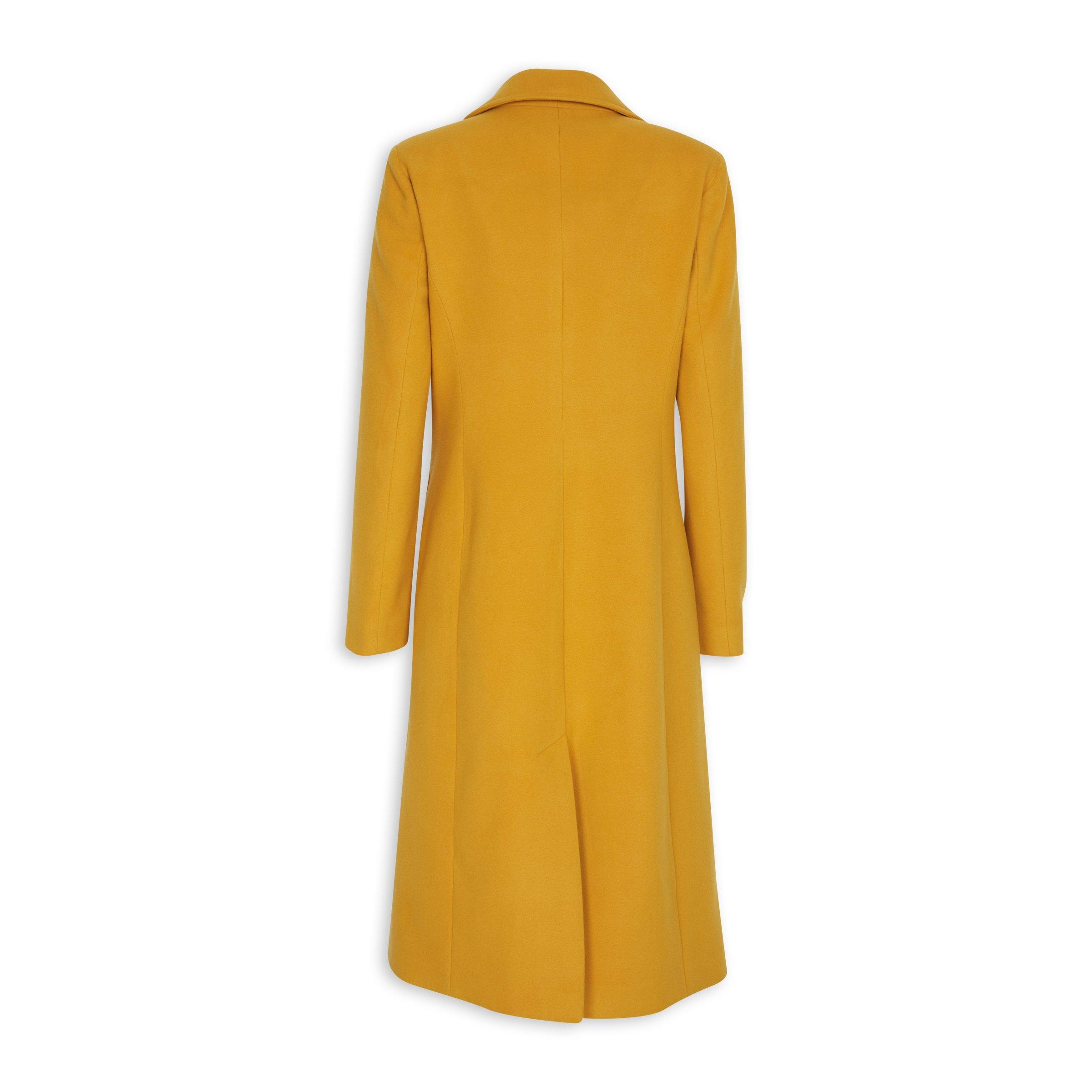 Mustard shop tailored coat