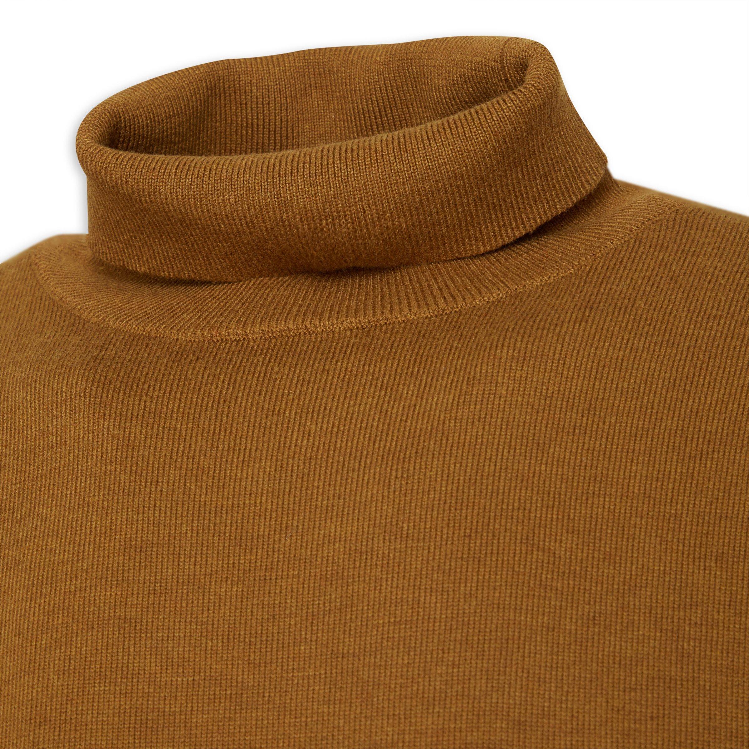 Tan hot sale polo neck