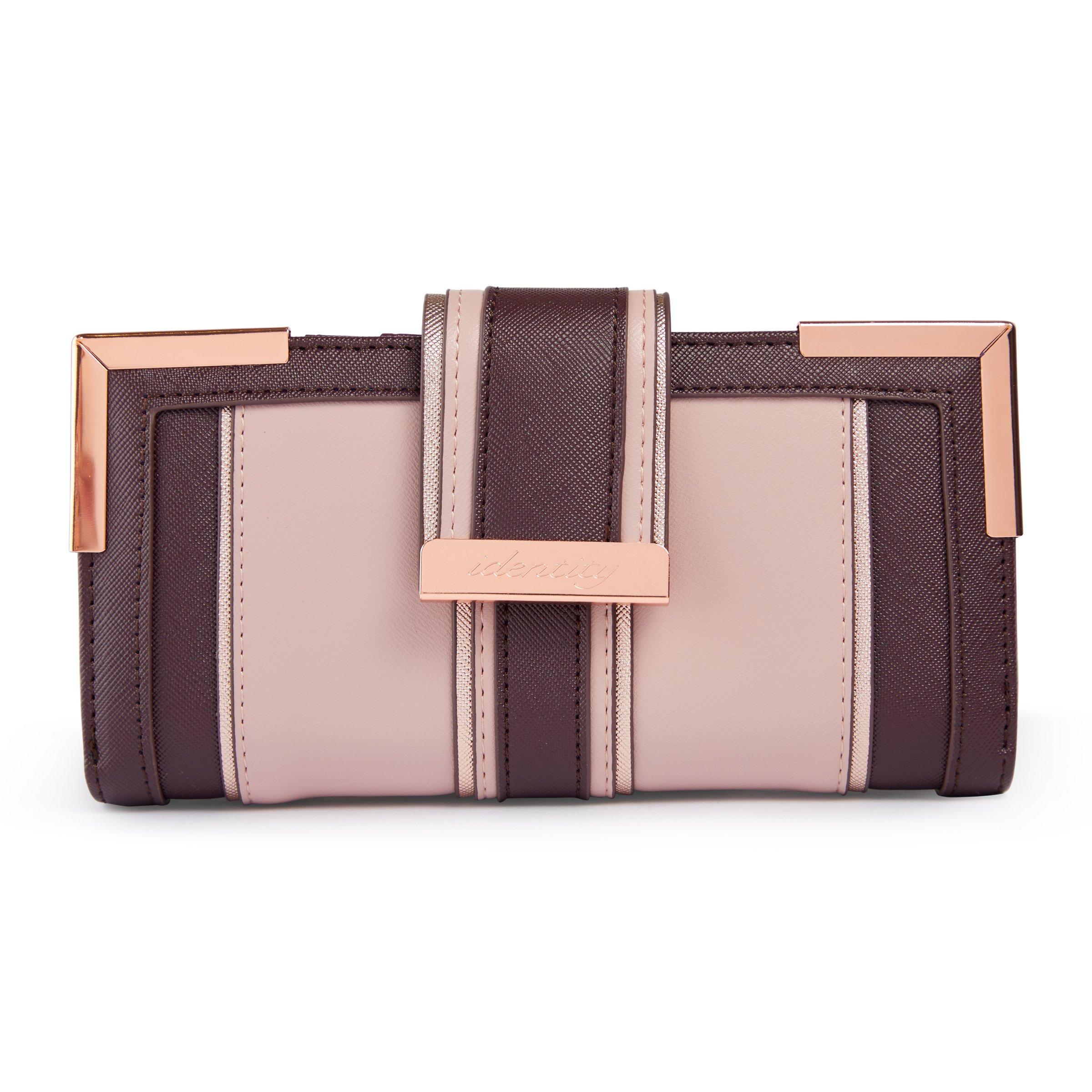 Plum Flap Out Purse 3054609 Identity