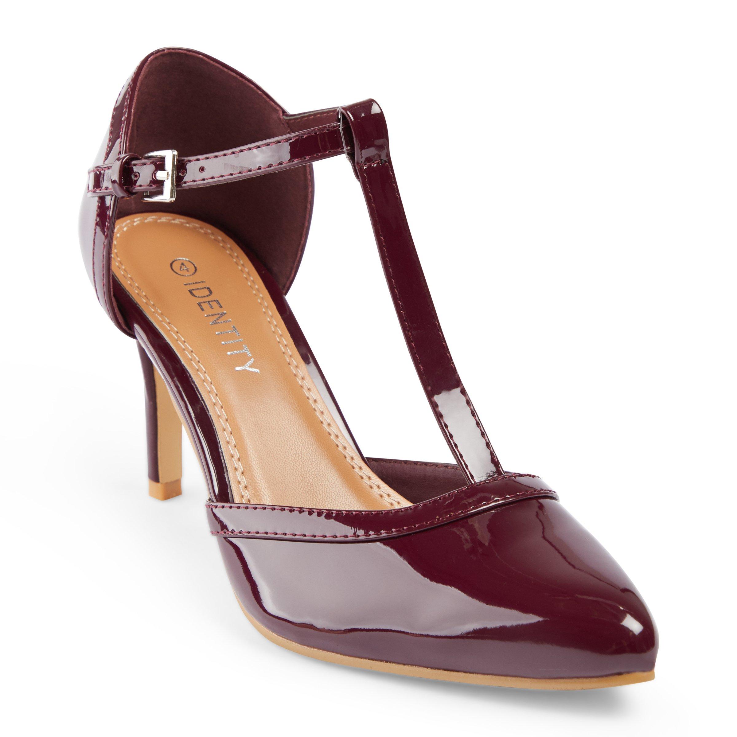 Burgundy mary hotsell jane heels