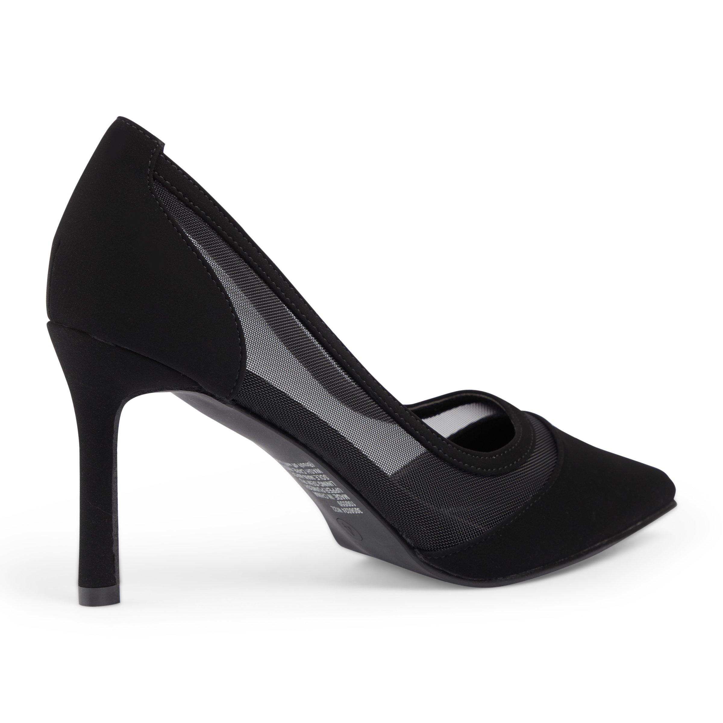 Black pointed 2025 court heels