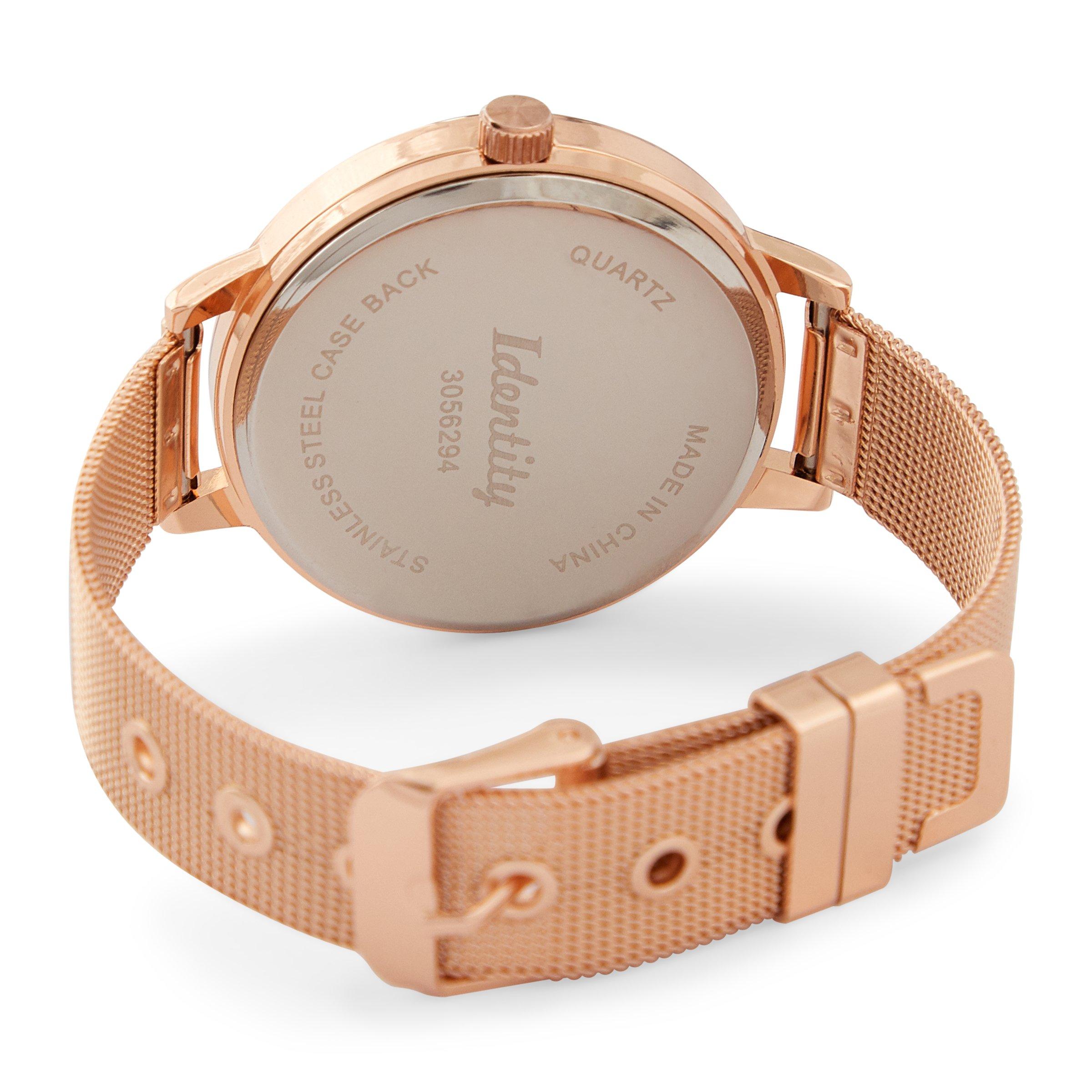 Rose Gold Round Watch 3056294 Identity