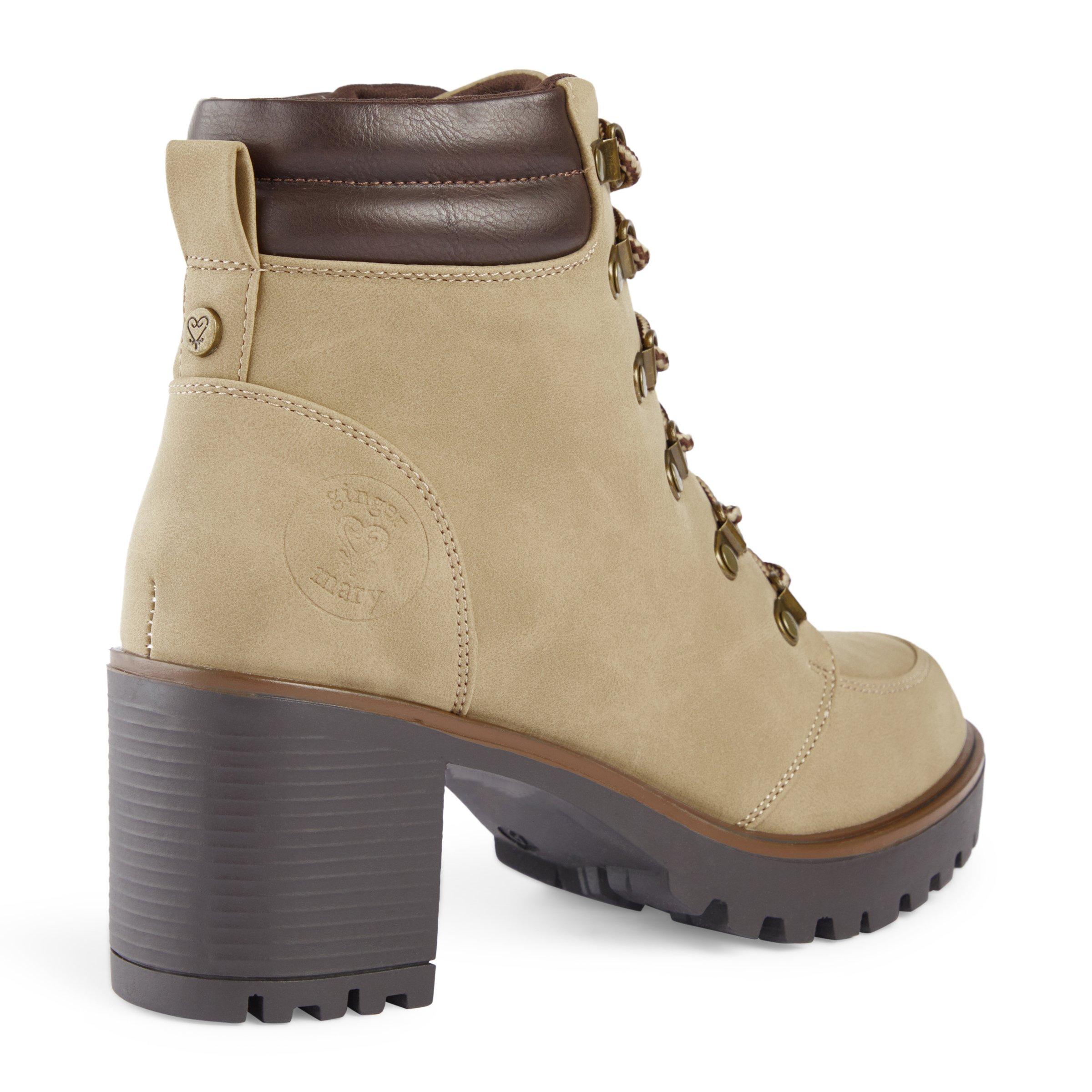 Heeled hiker boots best sale