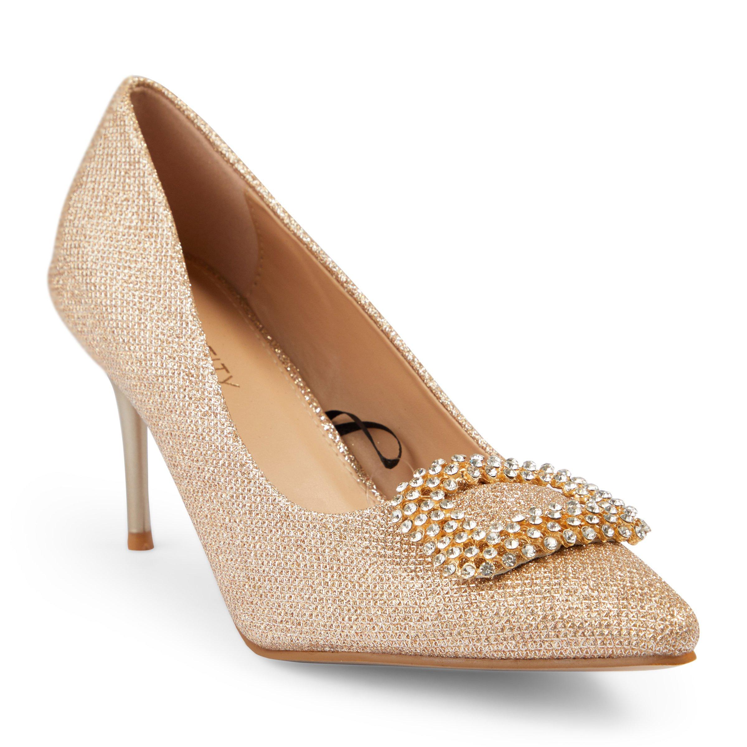 Buy Coast Tess Diamante Court Shoes In Rose Gold