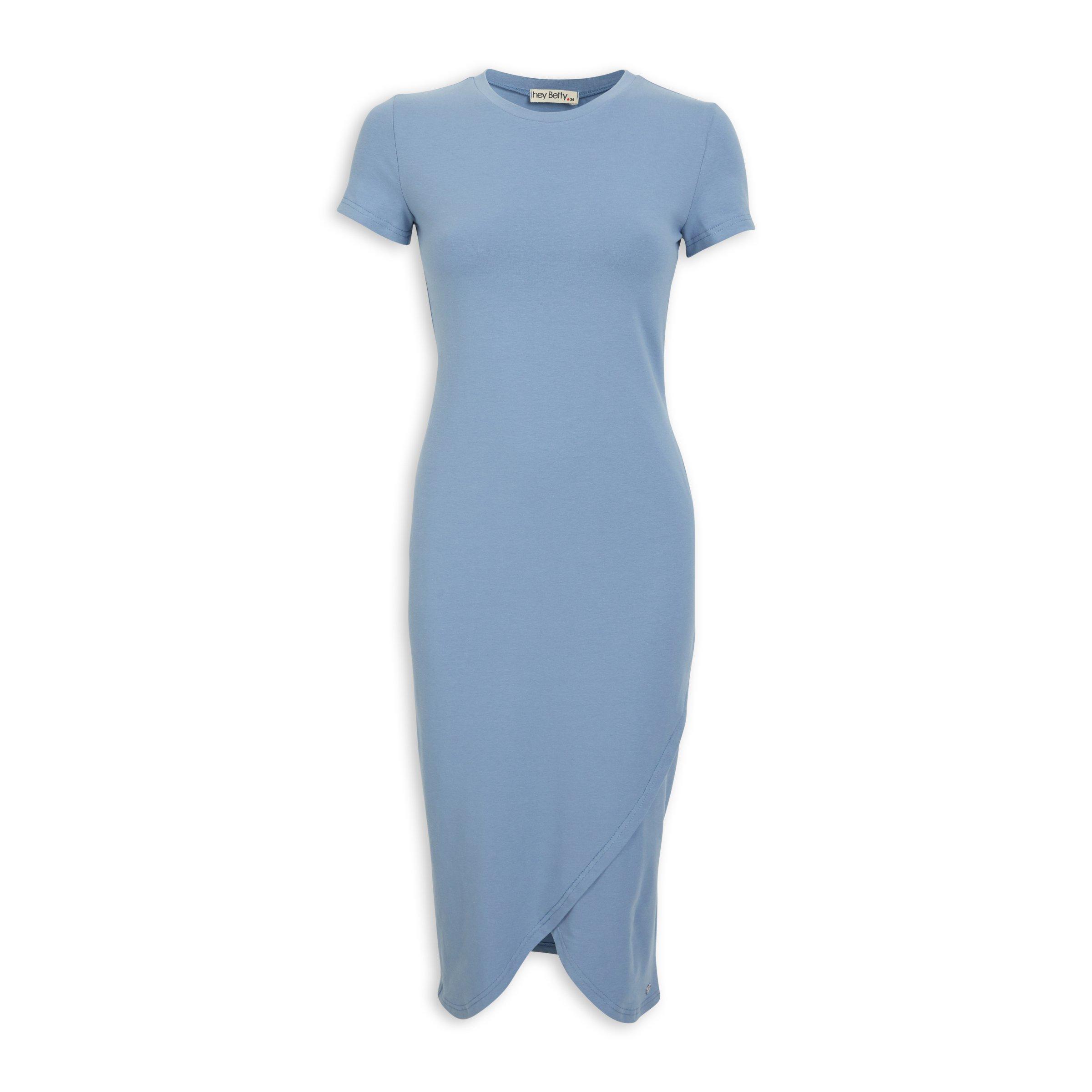 Pale blue 2025 t shirt dress