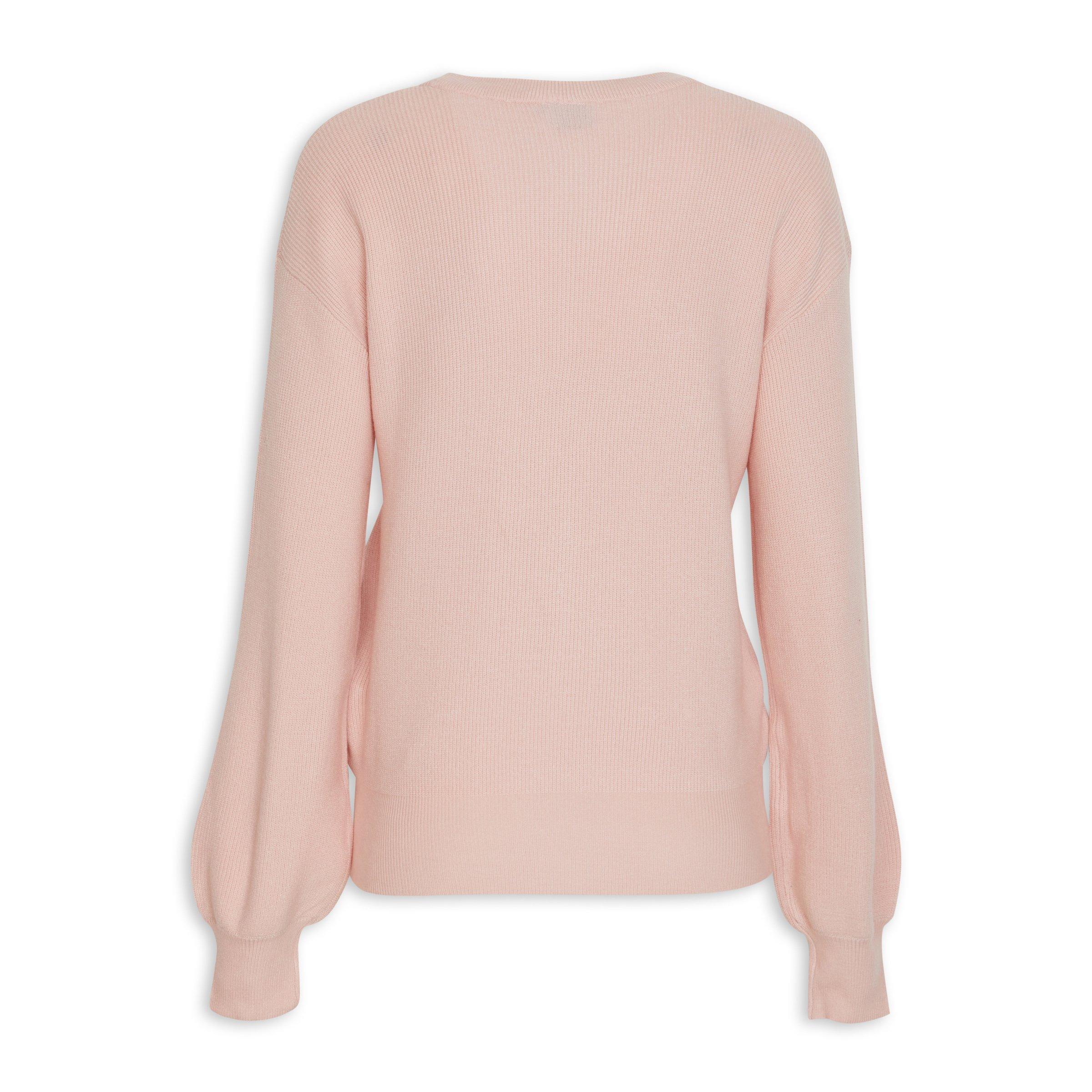 Baby pink fluffy jumper sale