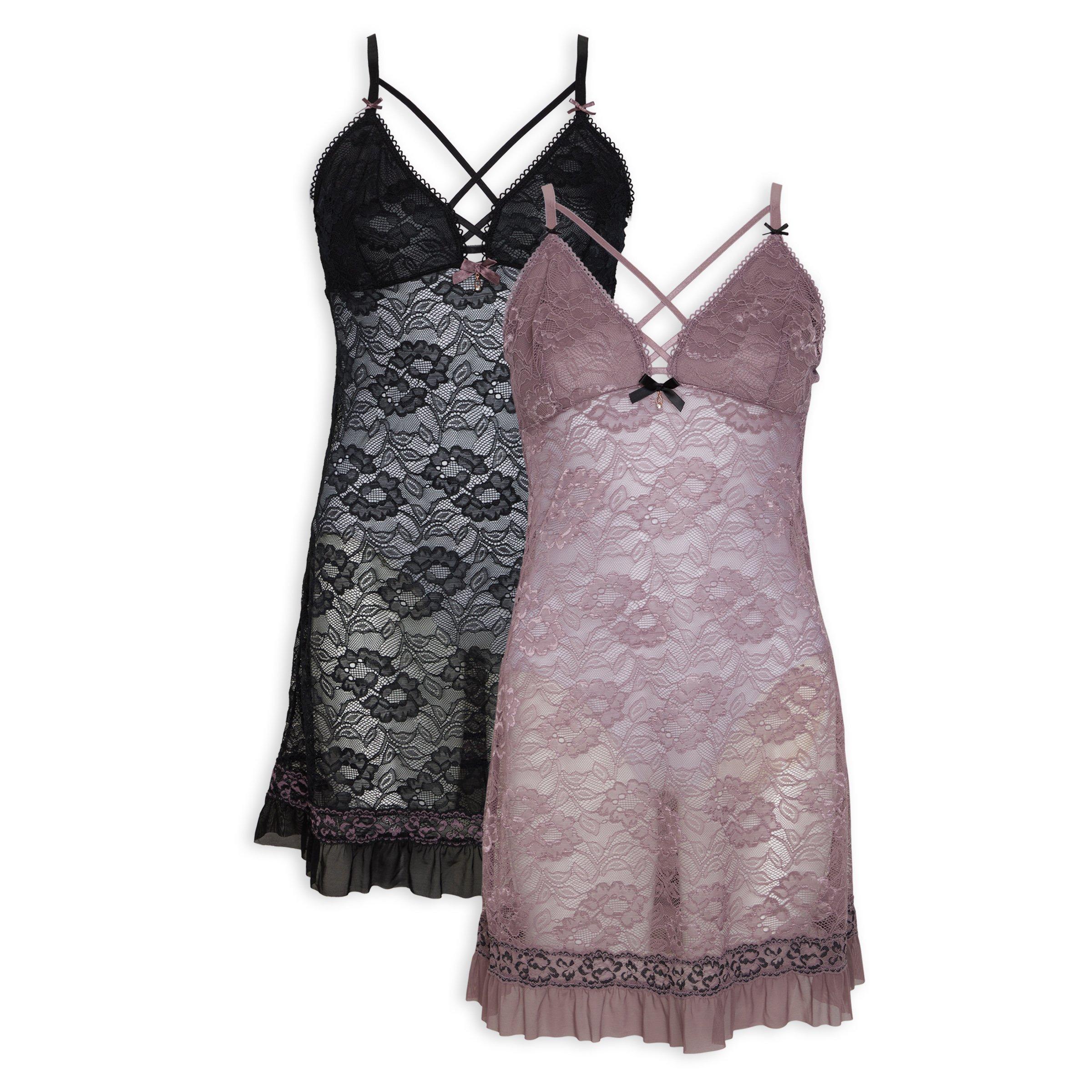 2 pack Lace Night Dress 3063632 Intrigue