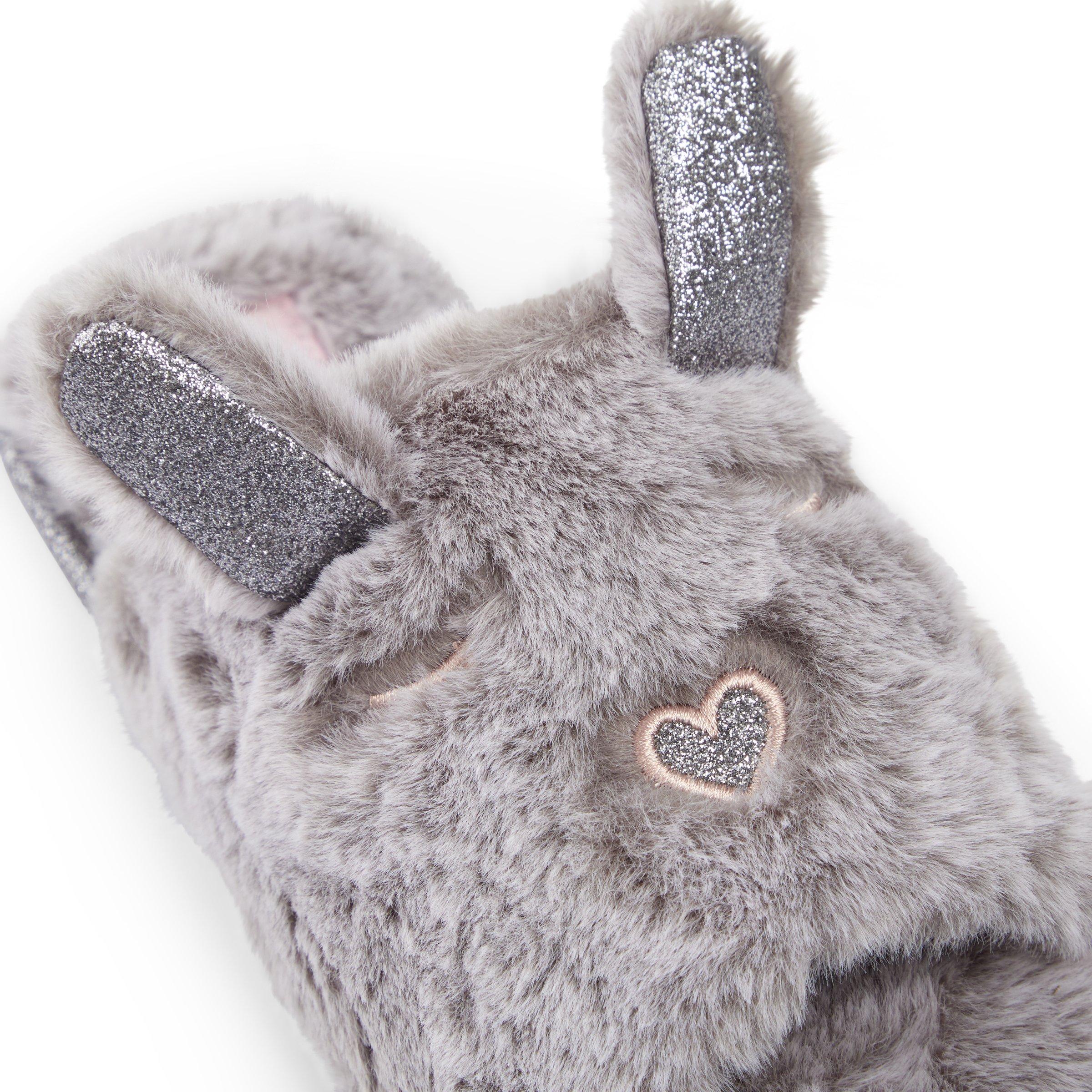 Open toe best sale bunny slippers