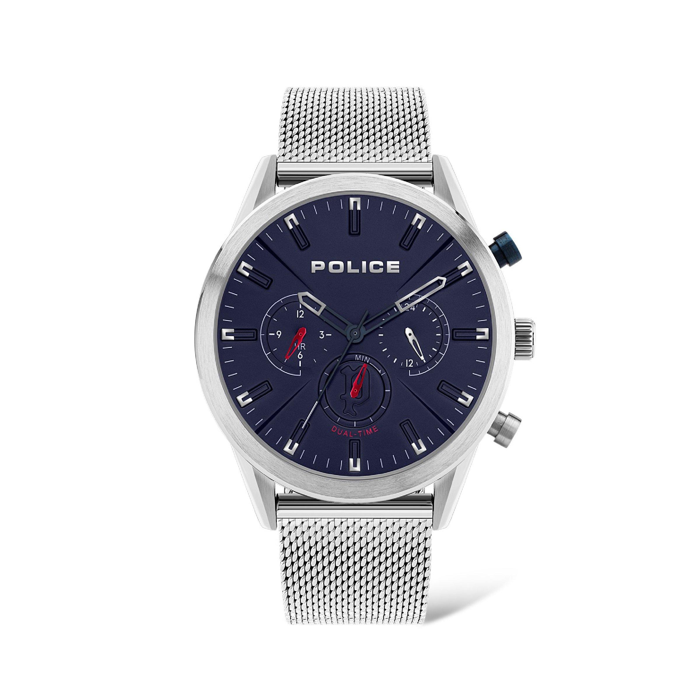 Police mesh watch sale