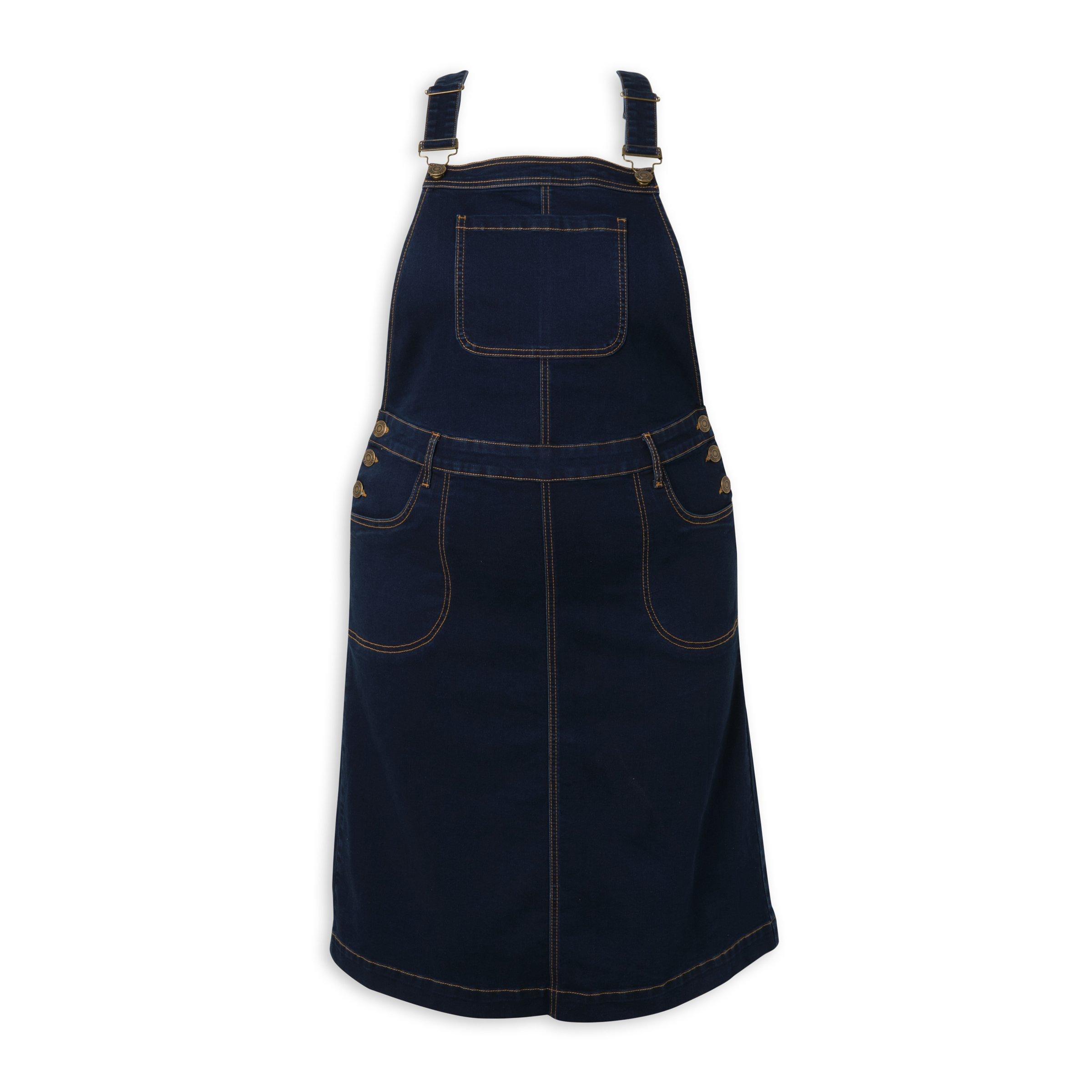 Denim pinafore dress clearance sale