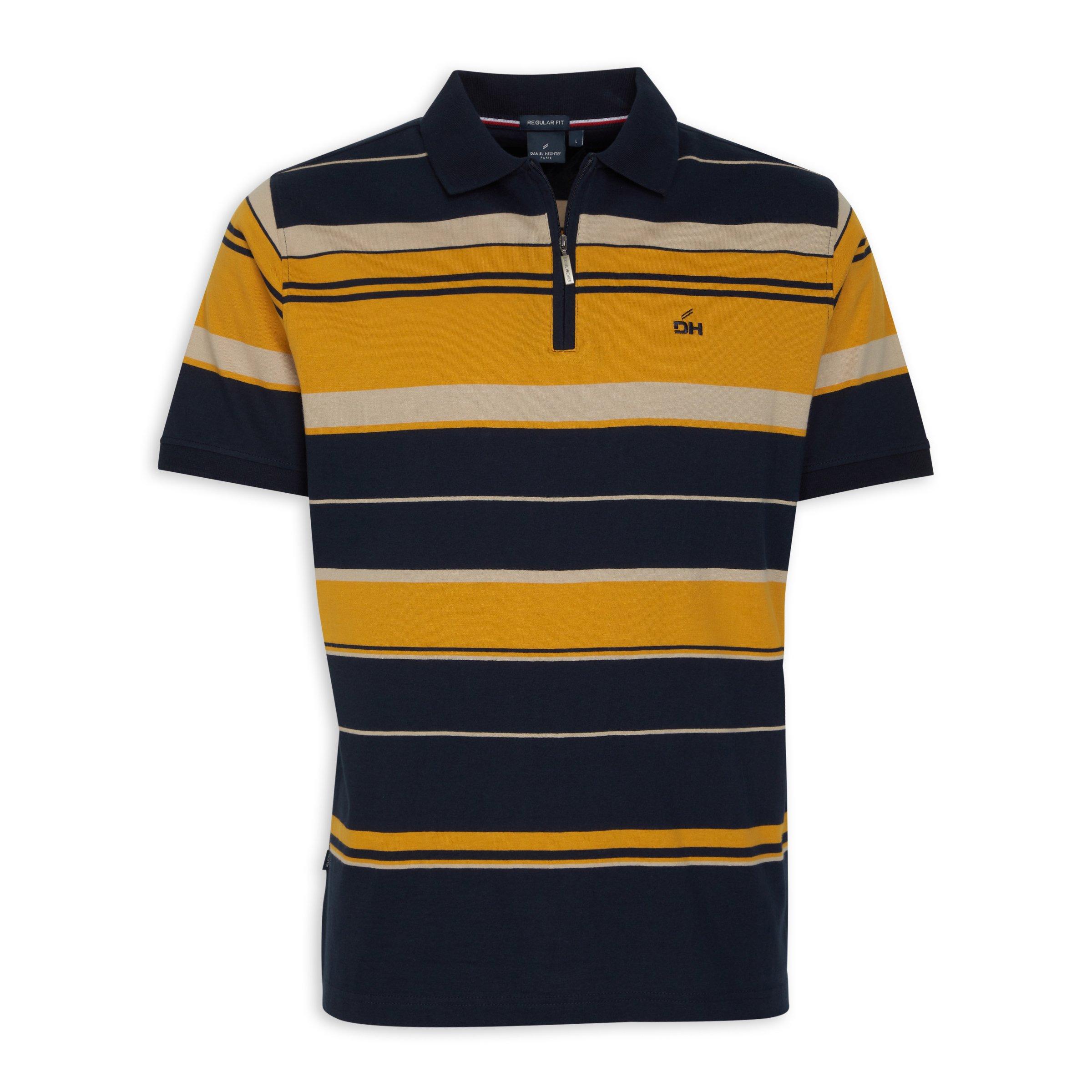 Striped golf clearance shirts