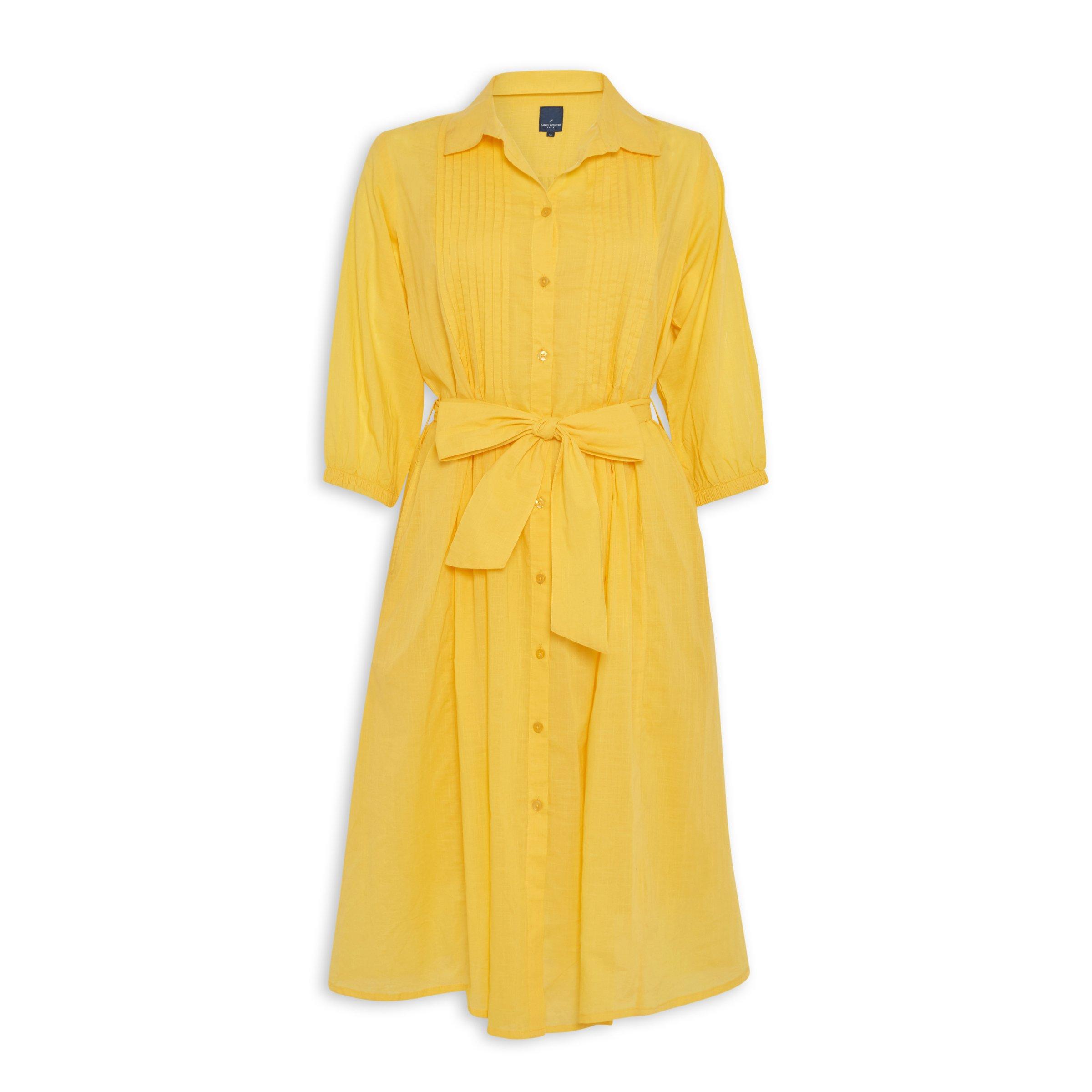 Yellow on sale jersey dress