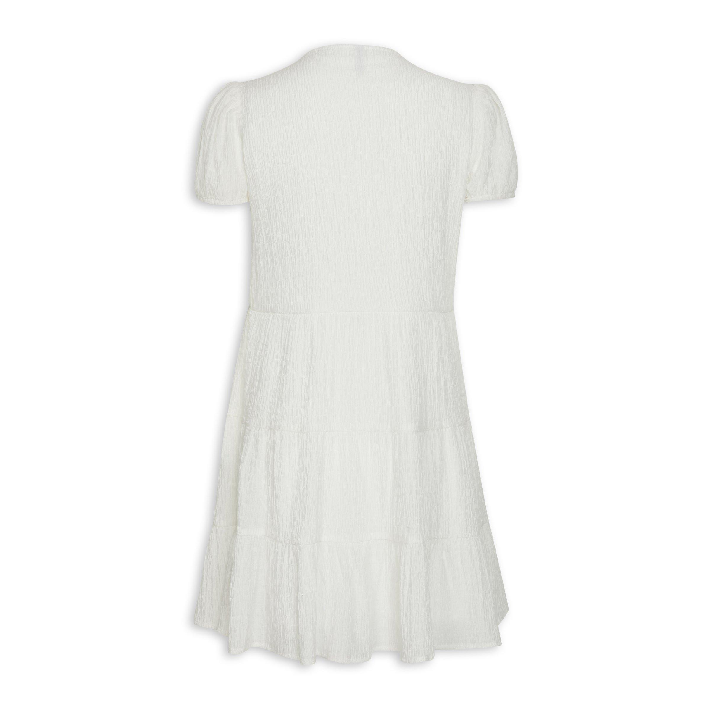 White Tiered Dress (3067886) | Identity