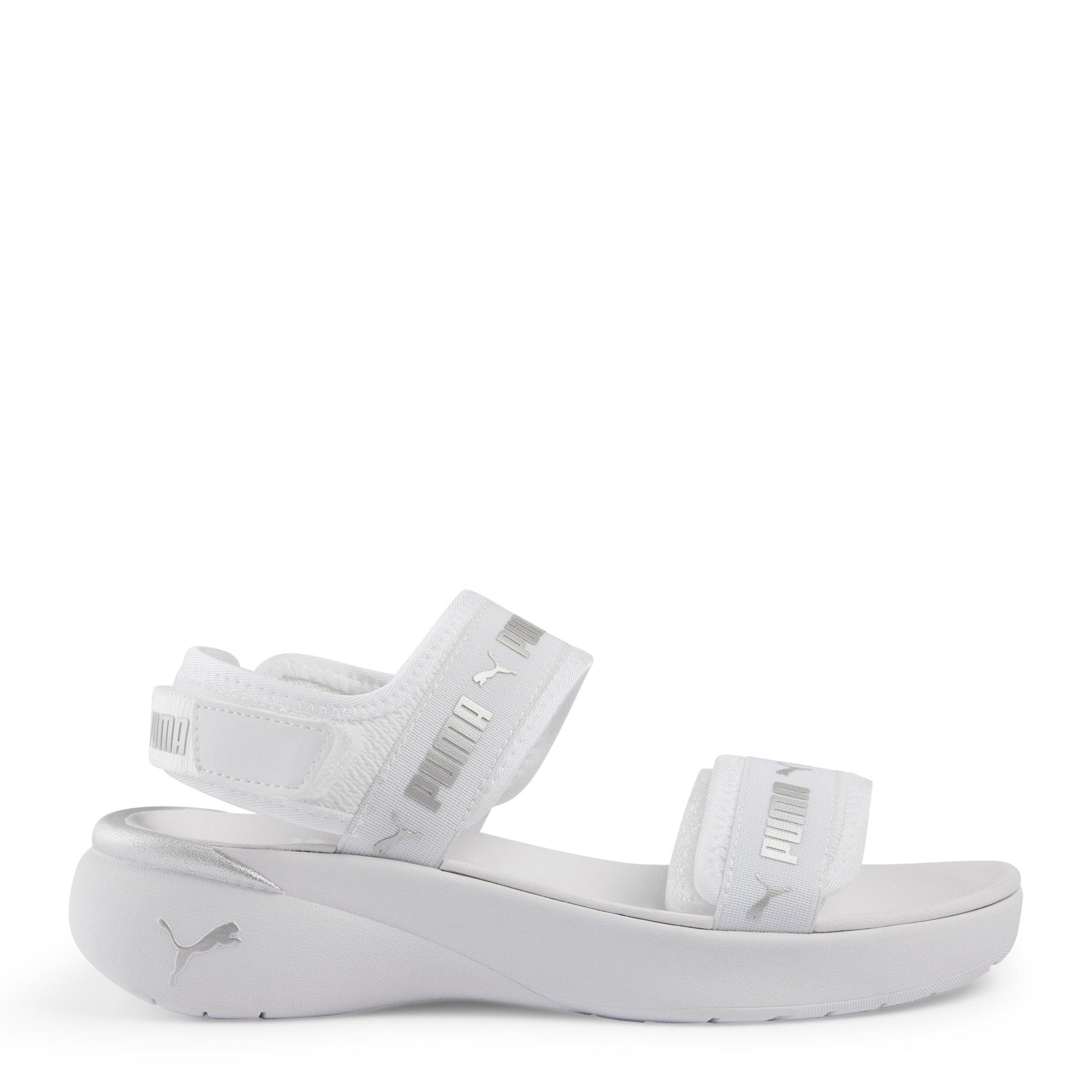 Puma cheap sandals silver