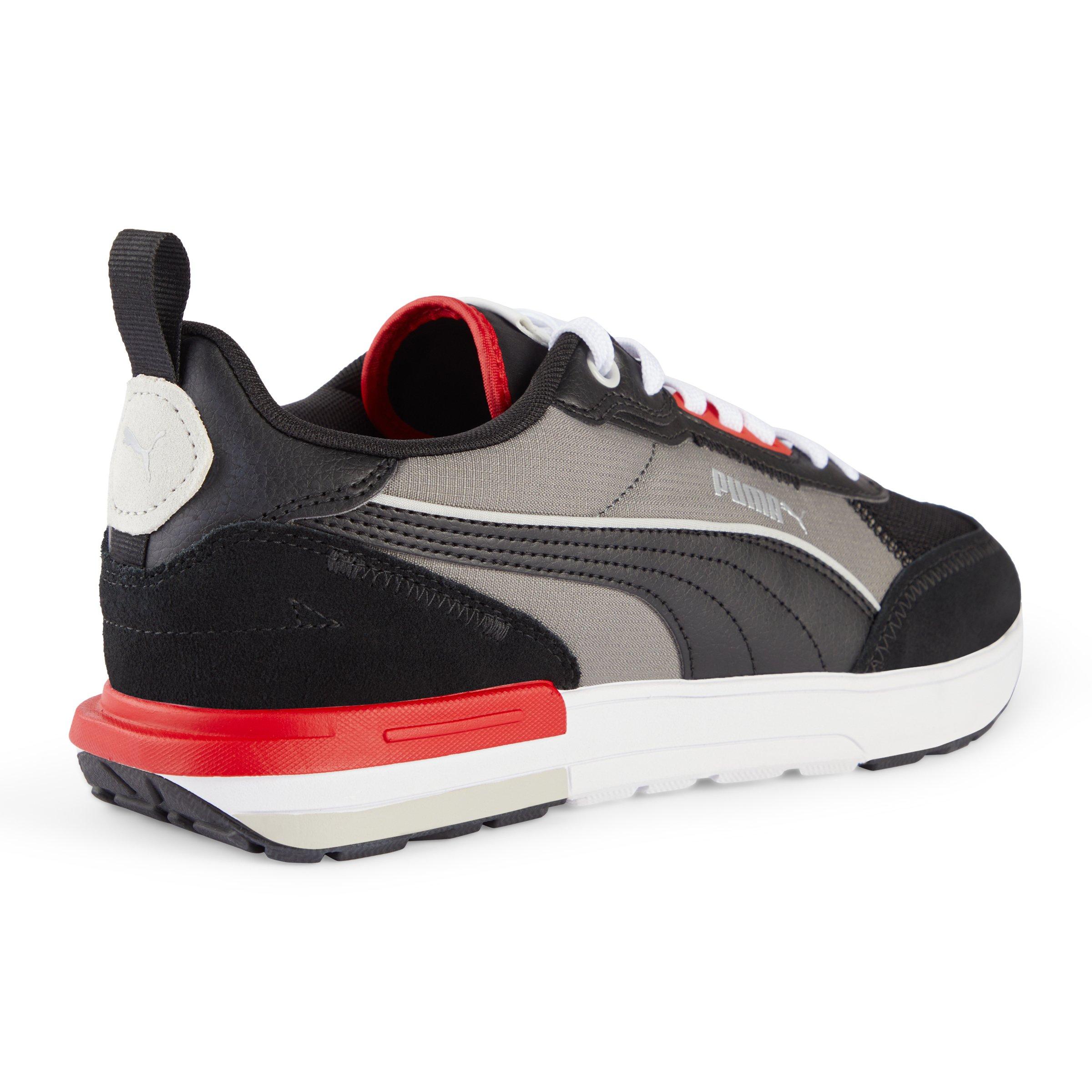 Puma red hot sale and black