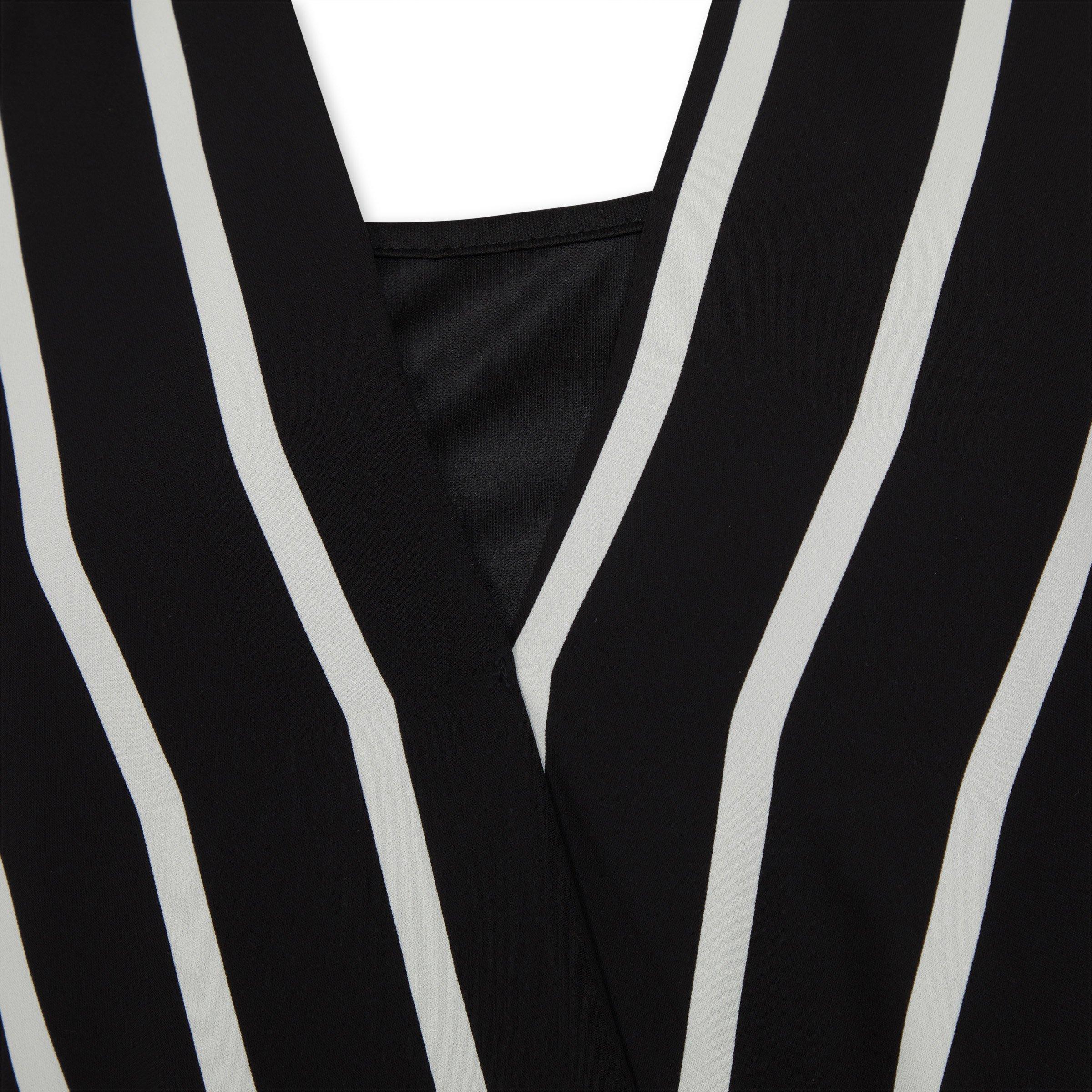 Black & White Stripe Wrap Blouse (3068730) | Finnigans