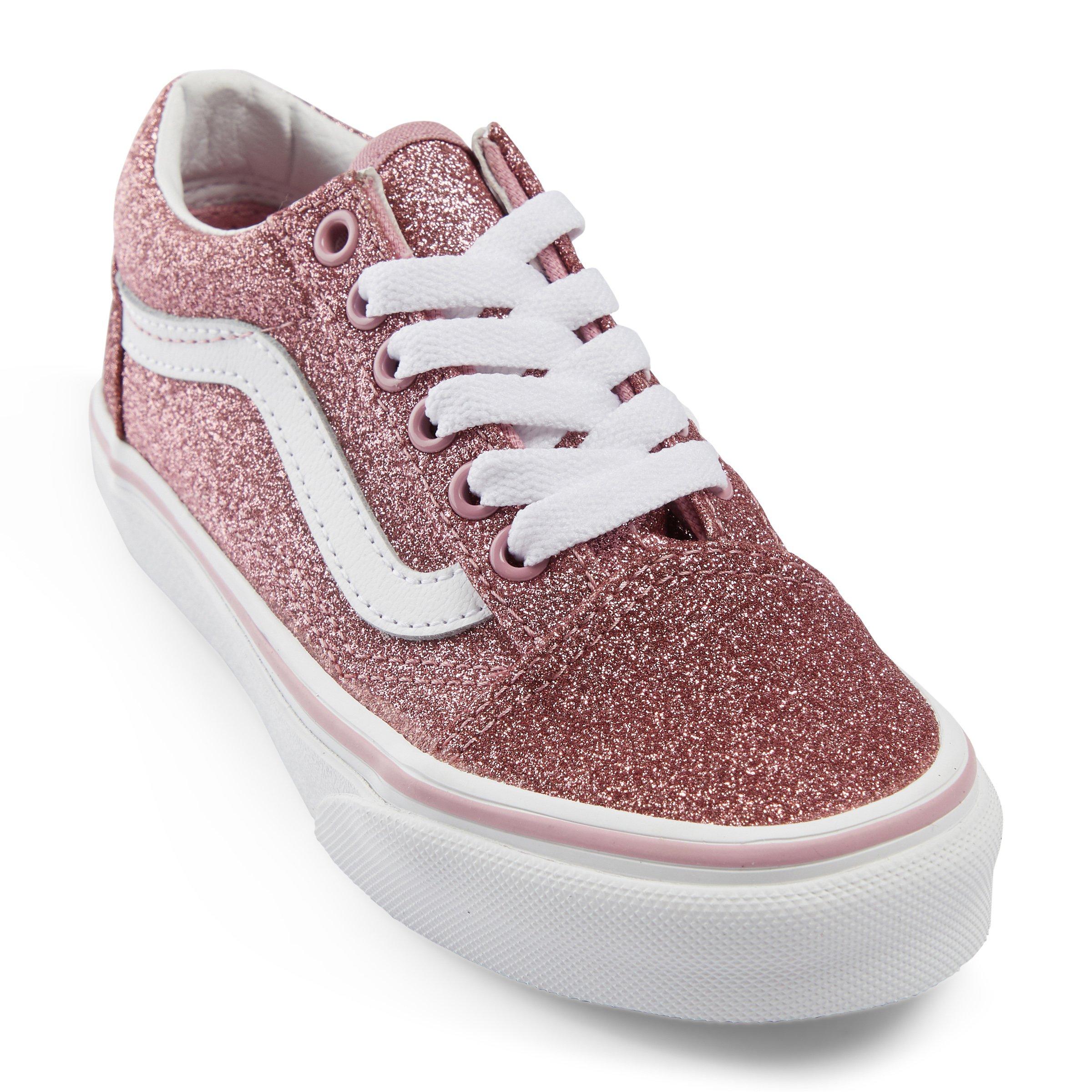 Vans on sale glitter rosa