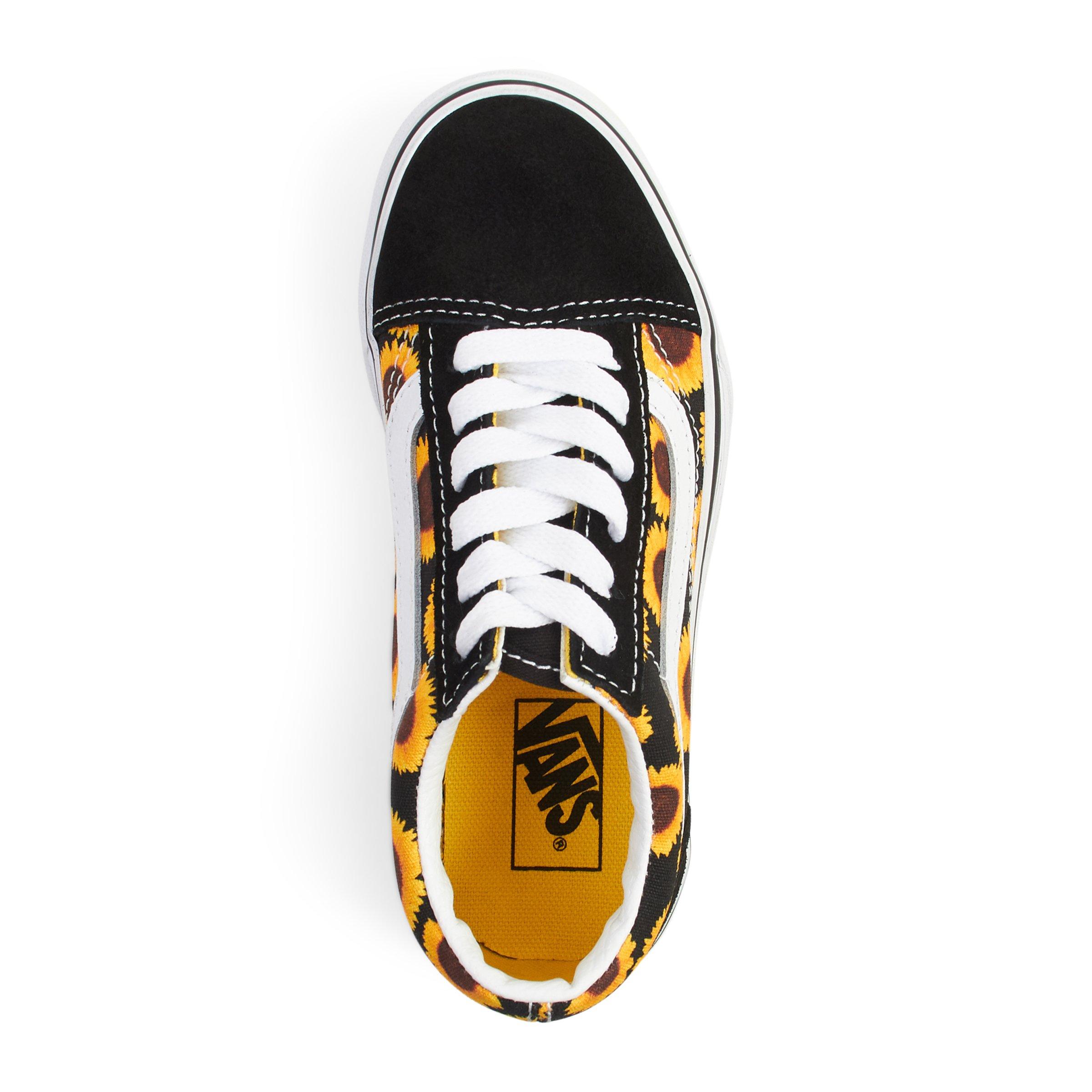 Yellow hot sale vans sunflowers