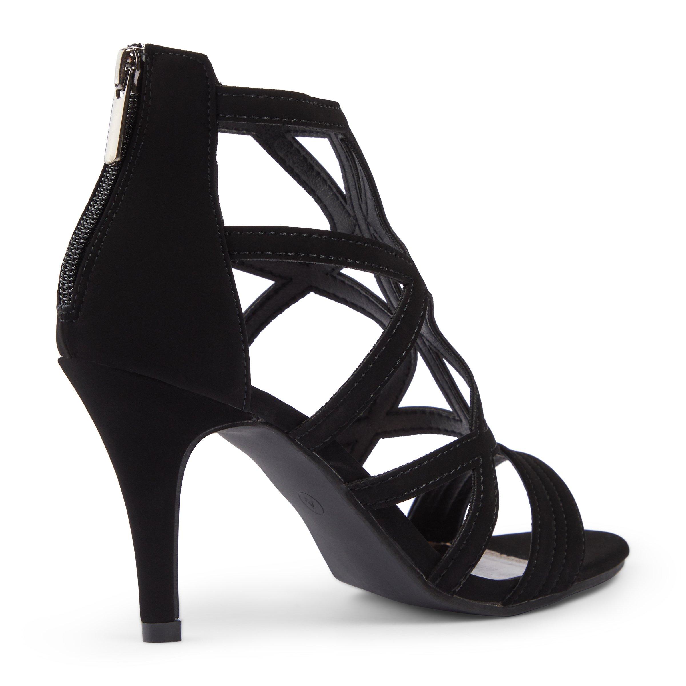 Black hotsell net heels