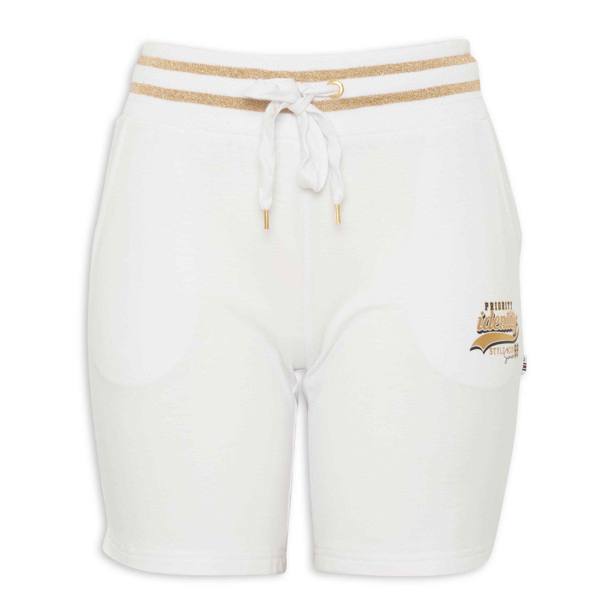 White jogger best sale shorts womens