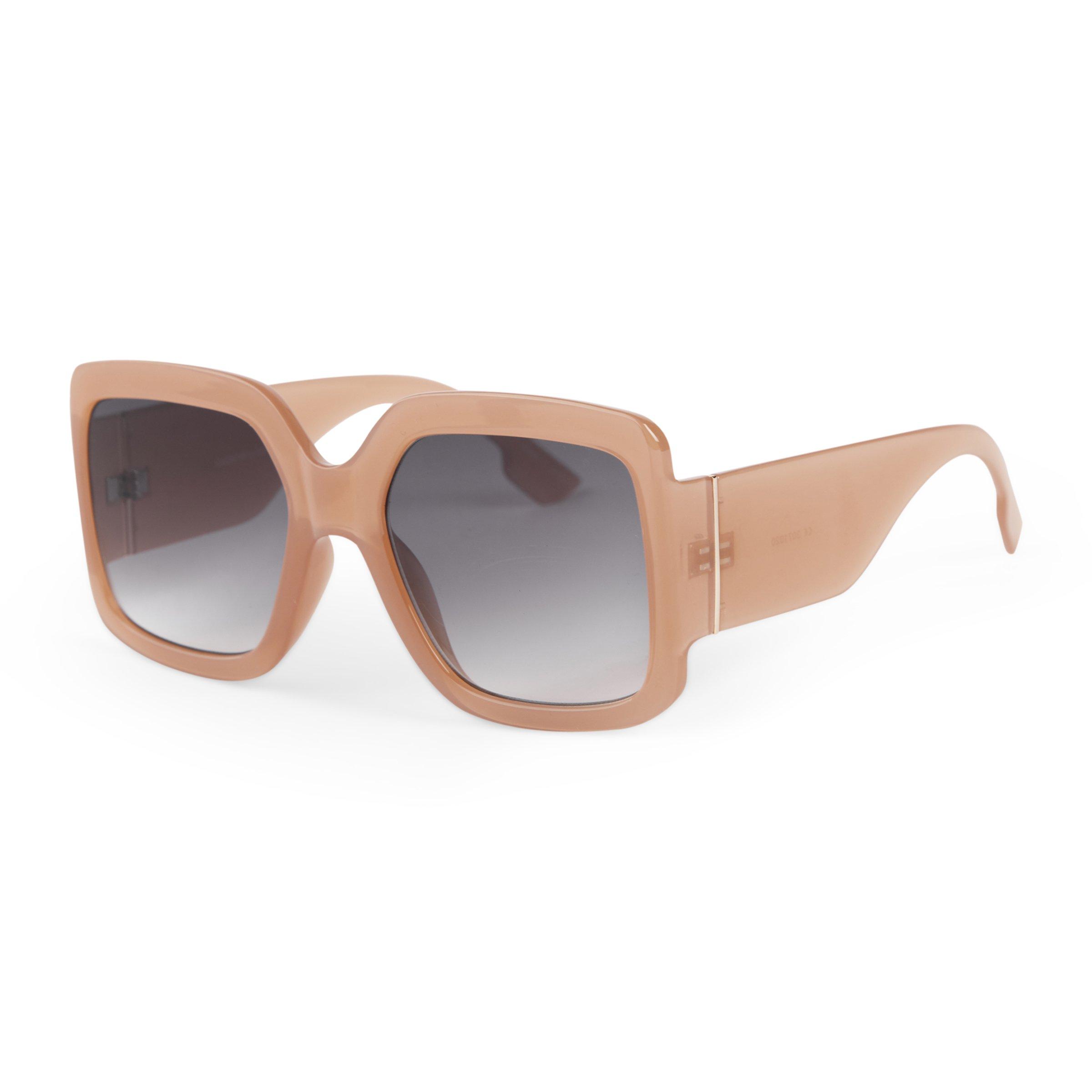 Pink square sunglasses sale