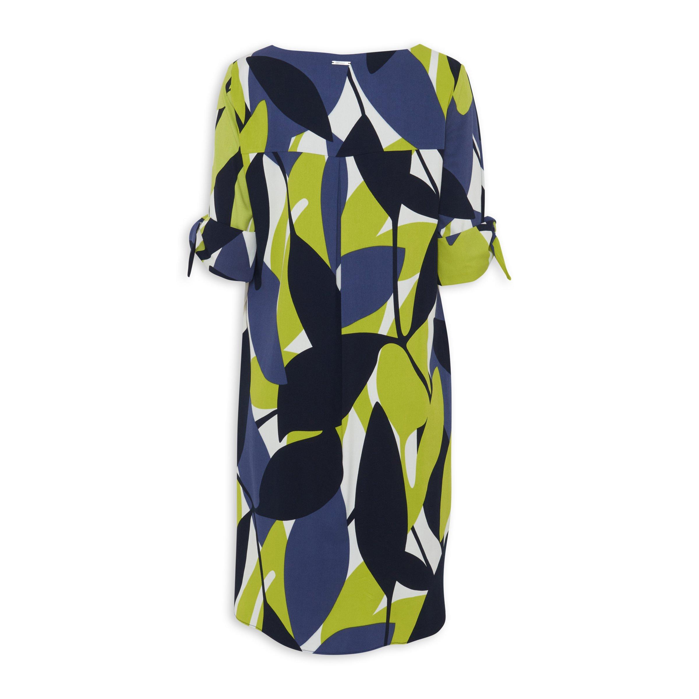 Abstract Print Colum Dress 3071403 Earthaddict