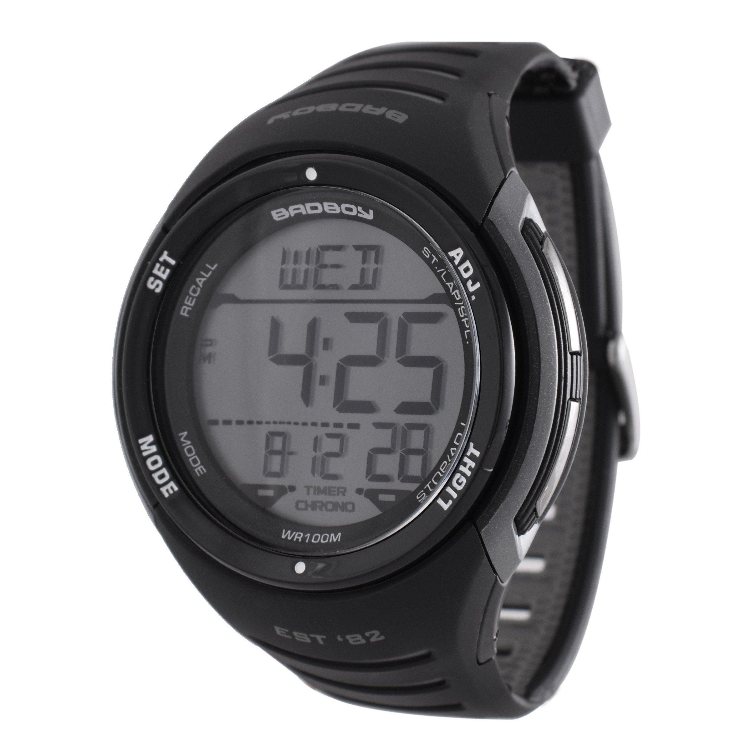 Black Digital Resin Watch 3071697 Bad Boy