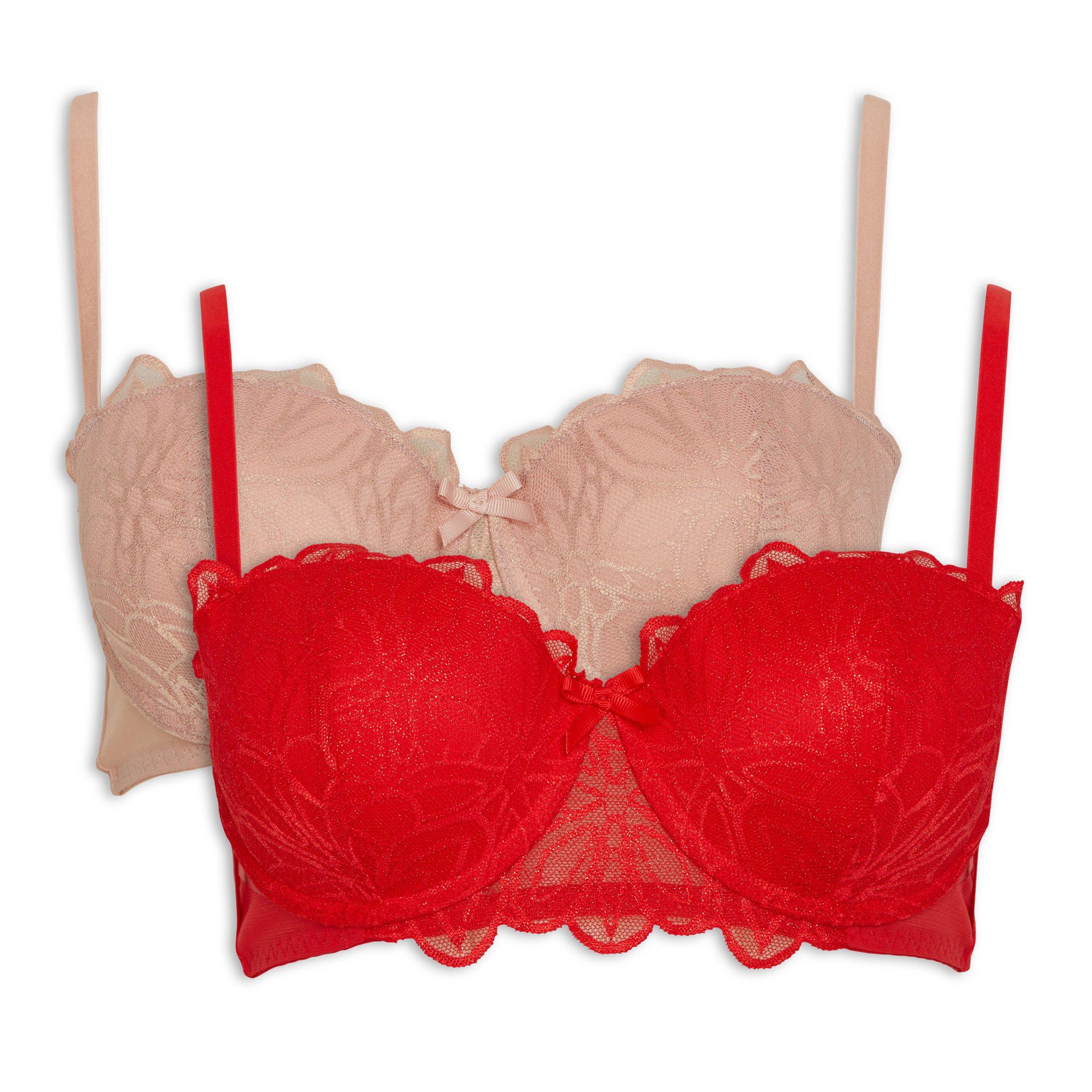 2 Pack Balconette Bras