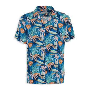 Tropical Print Regular Shirt