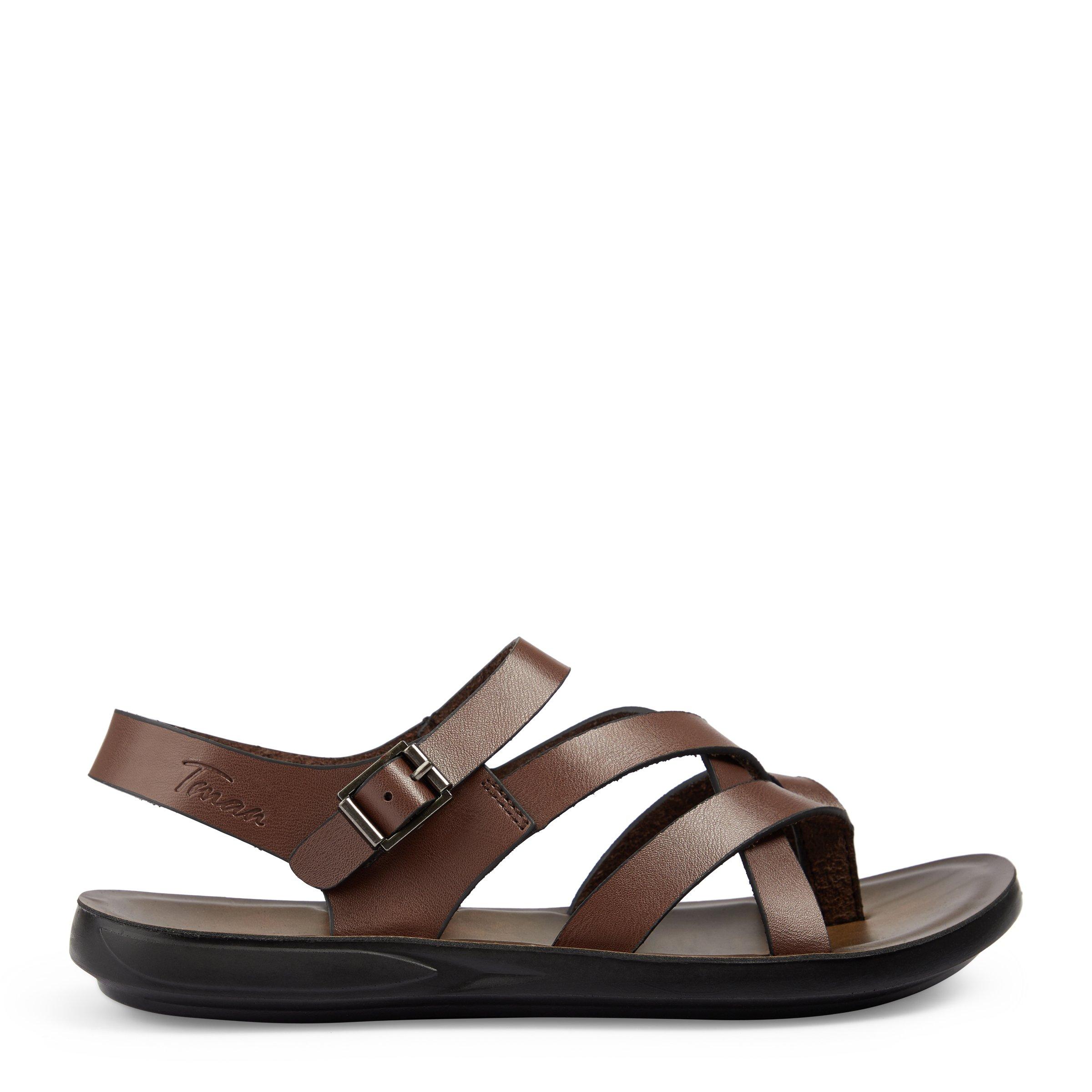 Tan discount thong sandals