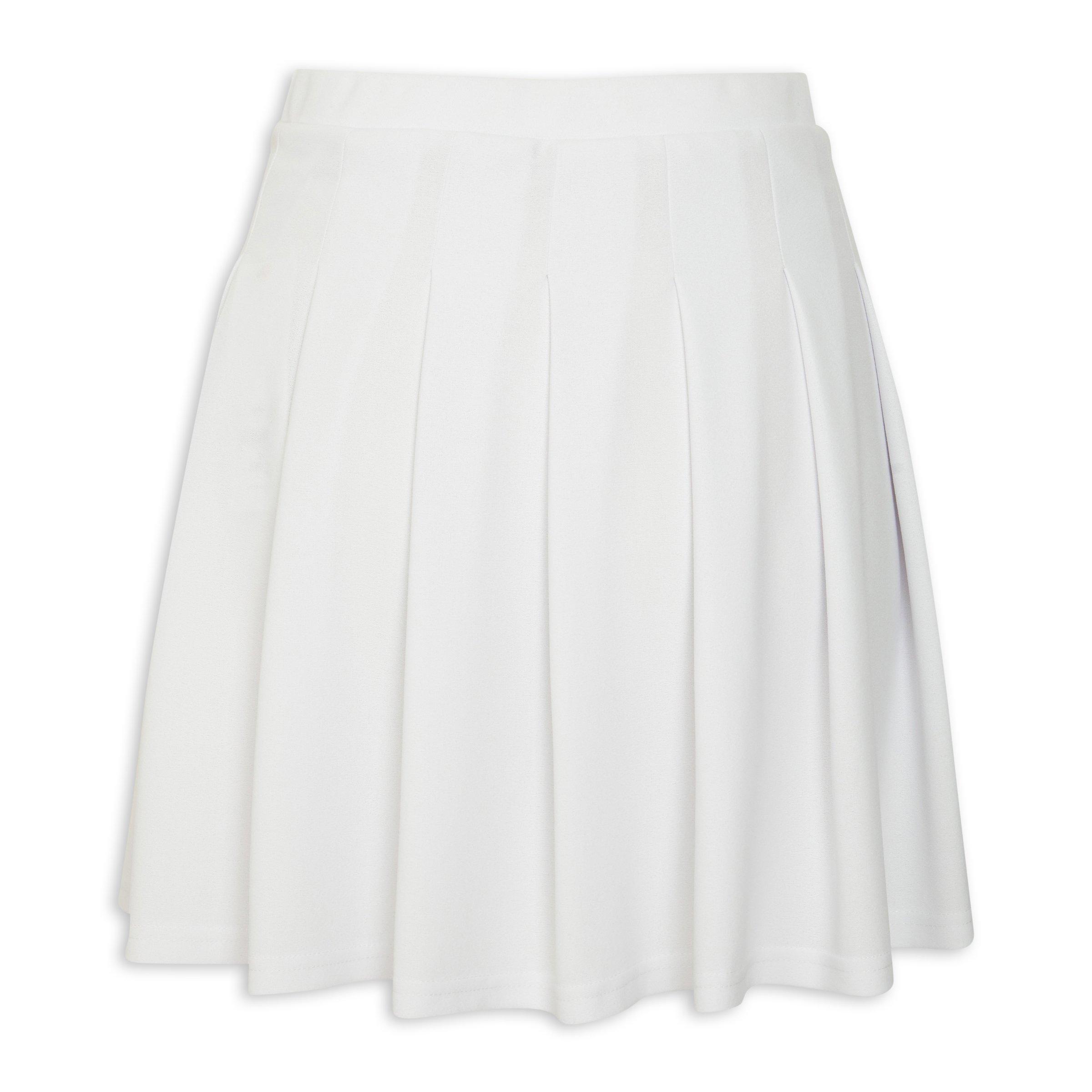 Next white pleated skirt hotsell