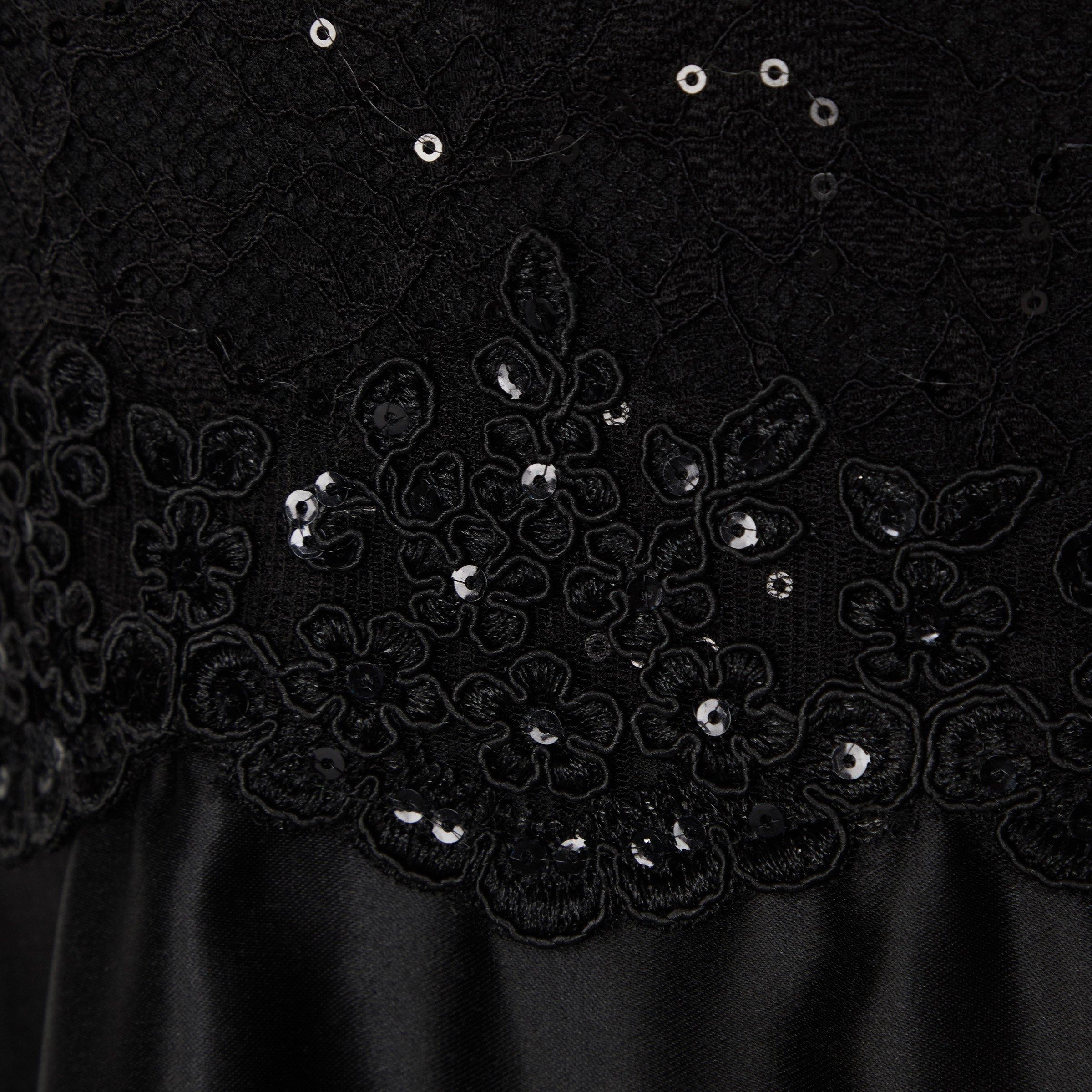 Black Lace Detail Maxi Length Dress 3072892 Truworths