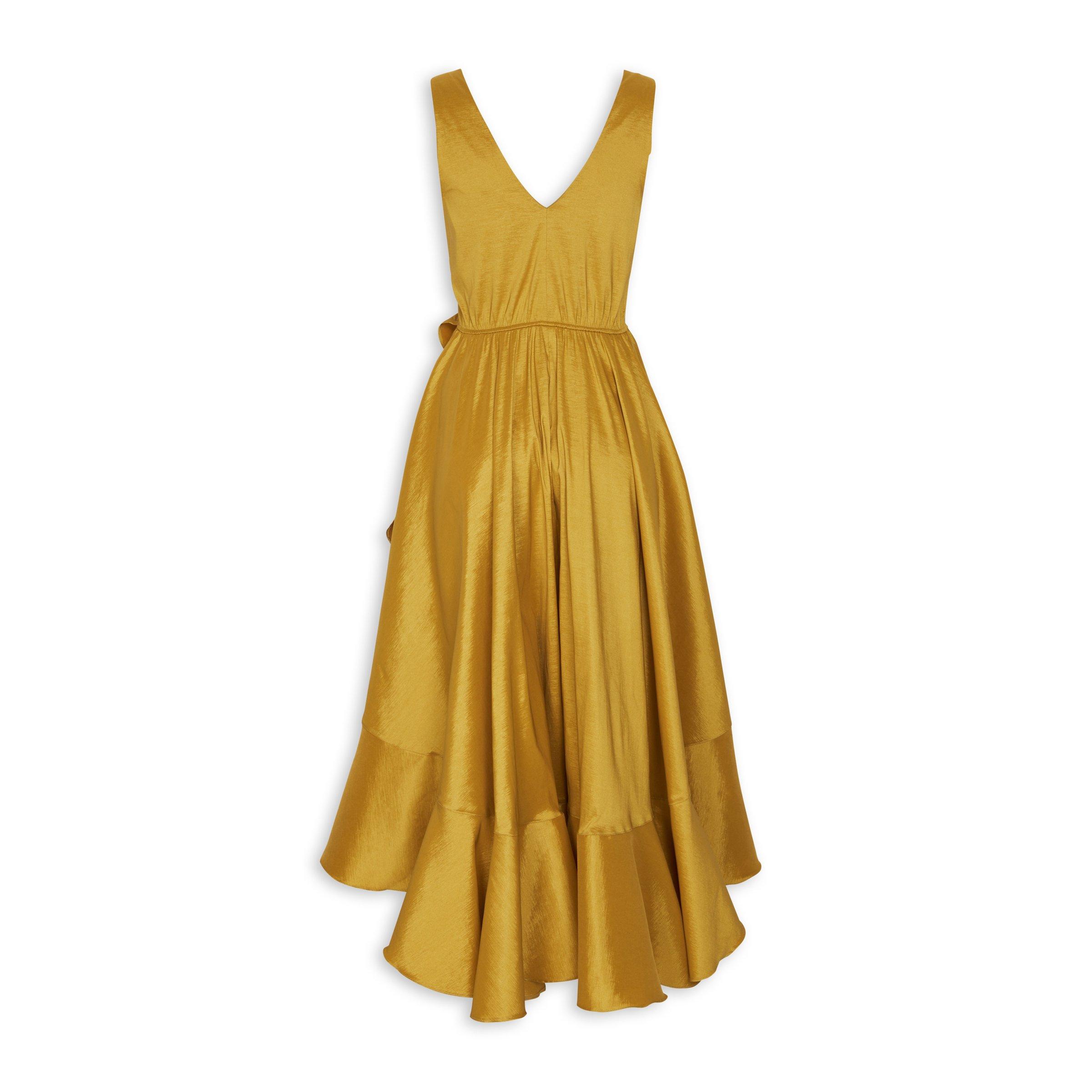 Gold Evening Wrap Dress 3072956 Essence