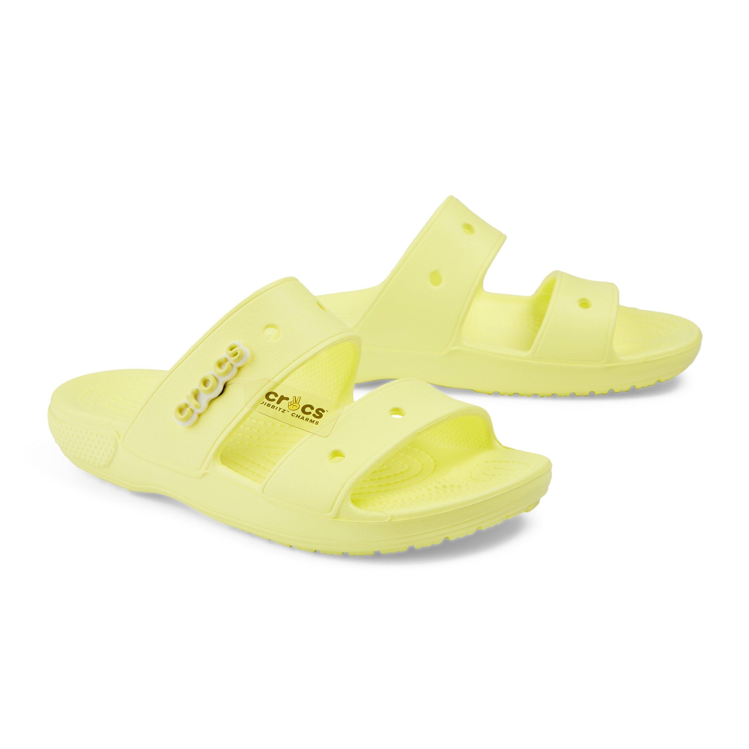 Yellow 2025 croc sandals