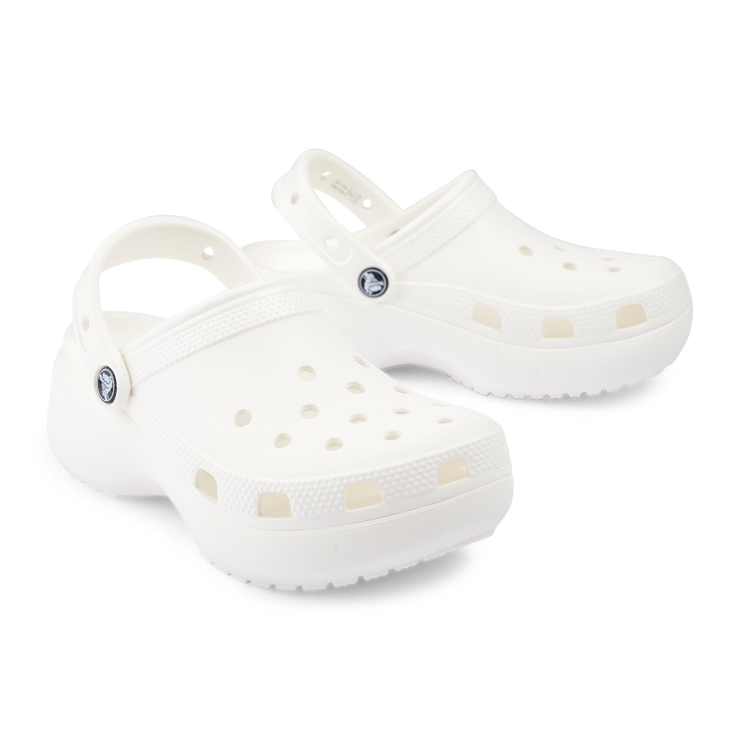 Crocs best sale plain white