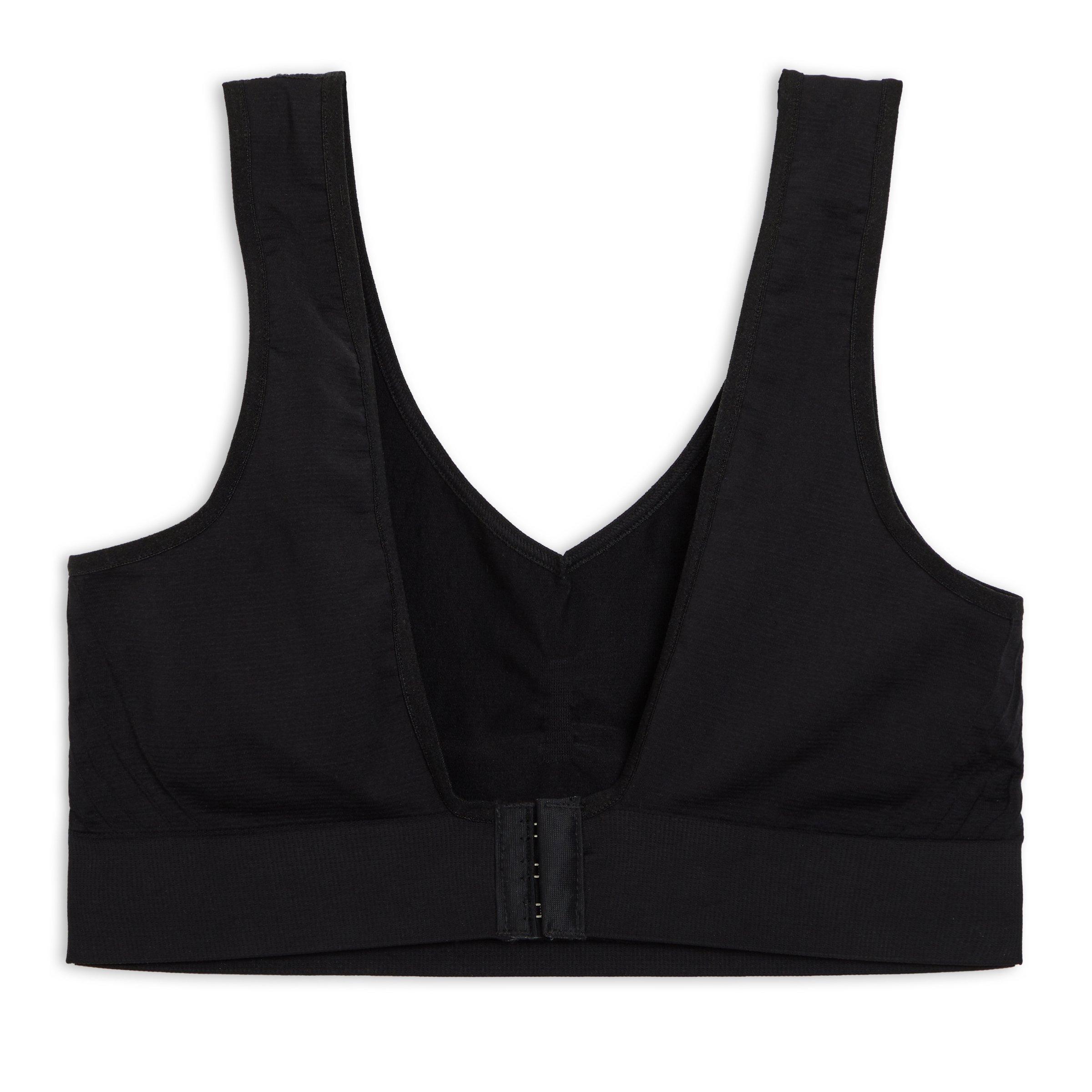 Savannah - Black Sports Backless Crop Top with built in Bra – Wickedly  Active
