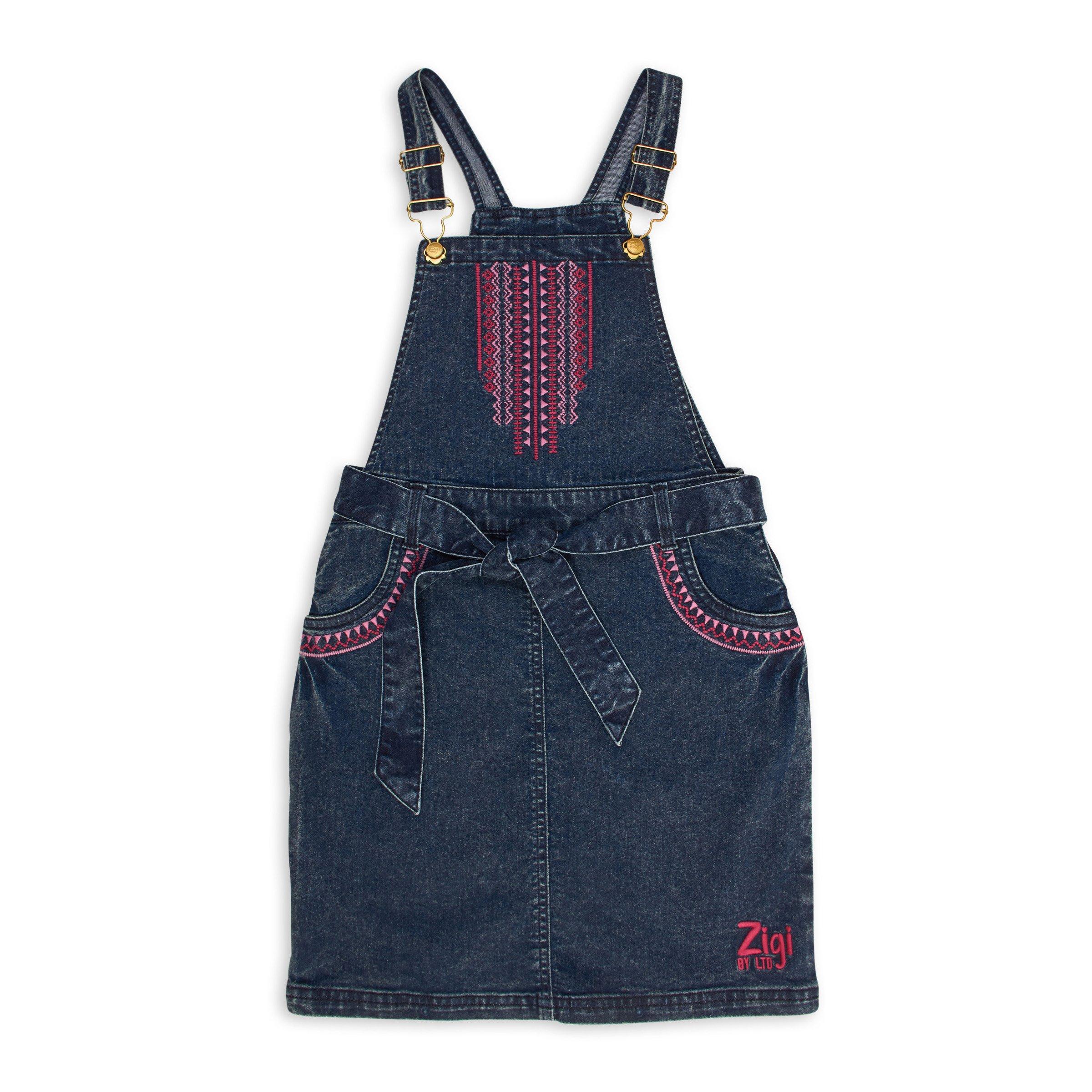 Girls denim outlet pinafore