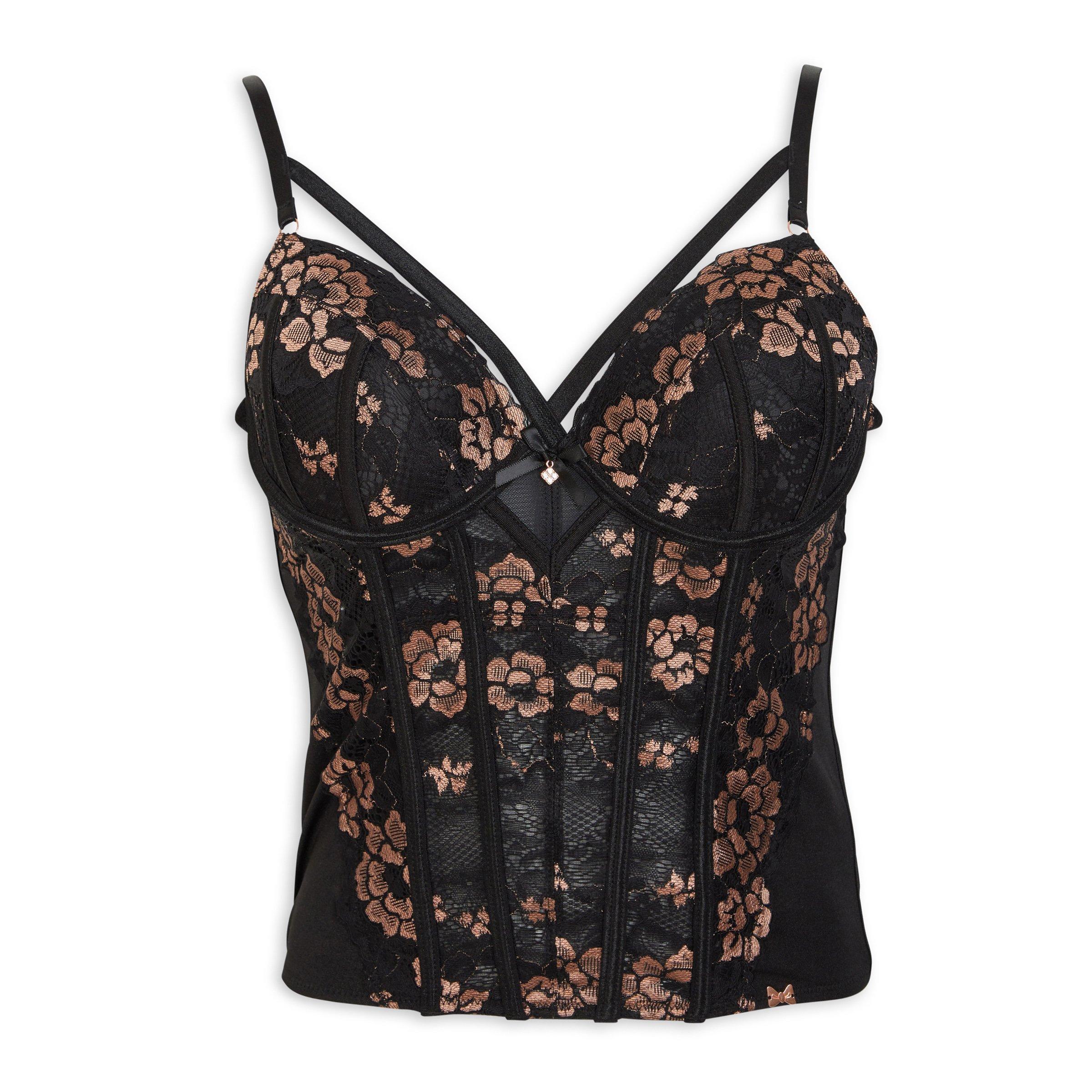 Embroidered Lace Corset