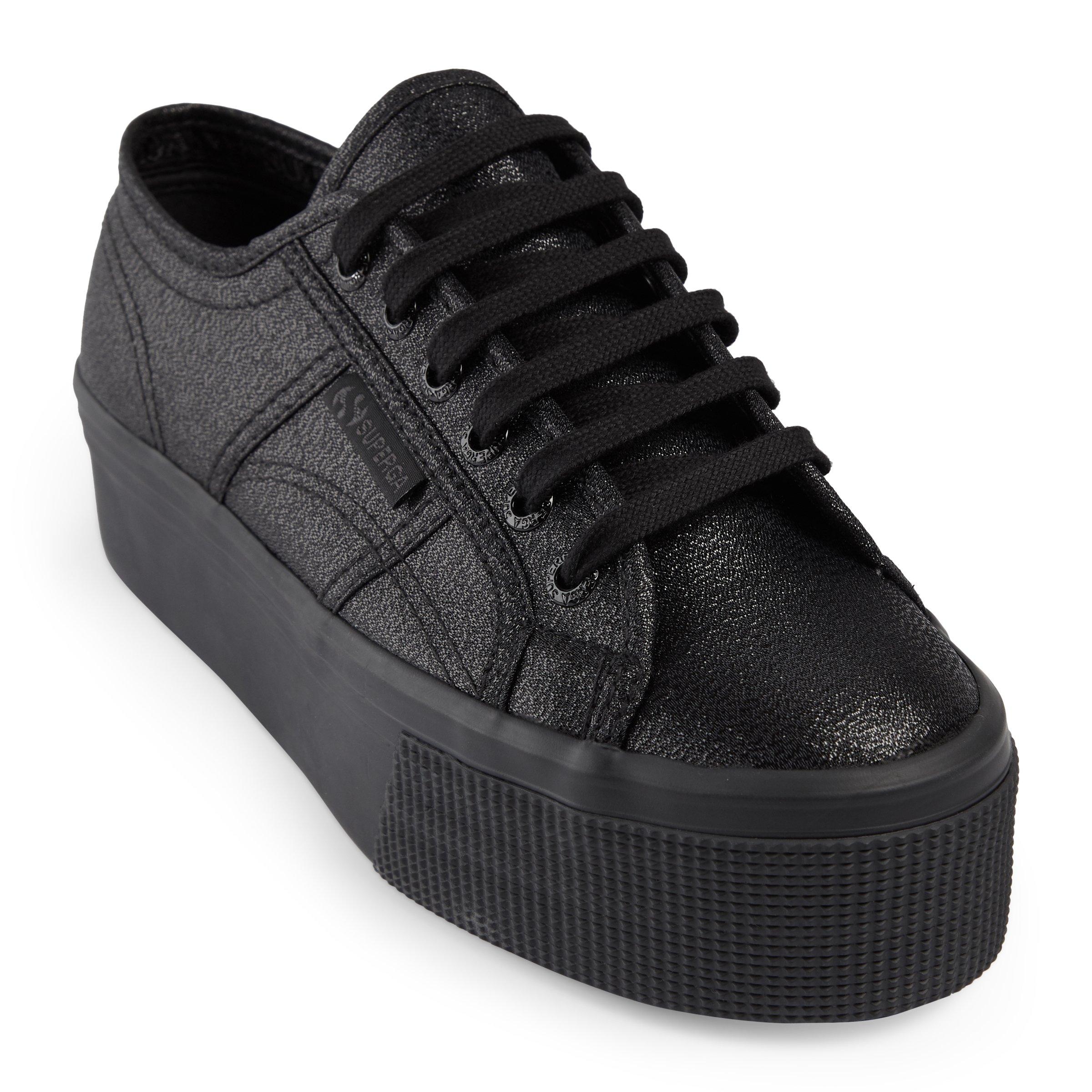 Superga shop black glitter