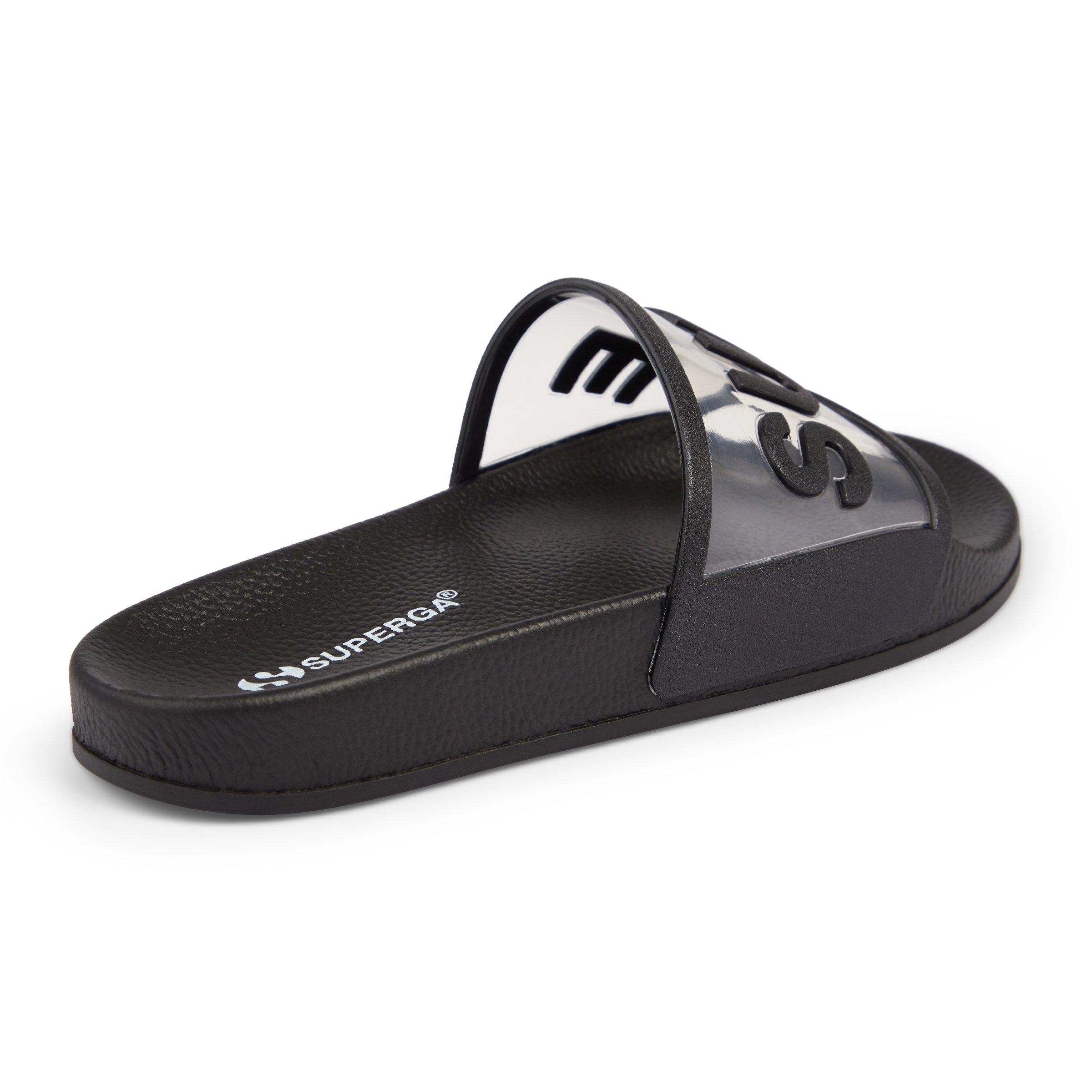 Superga on sale black slides