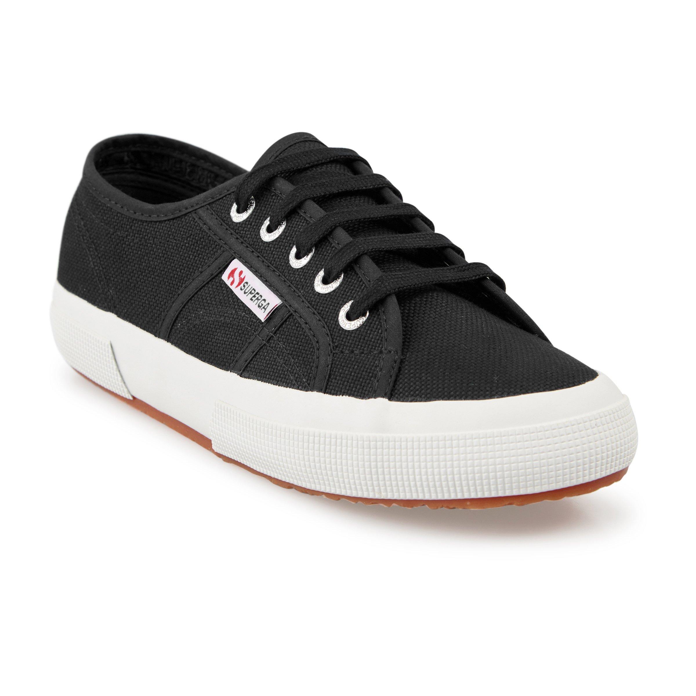 Superga cheap black canvas