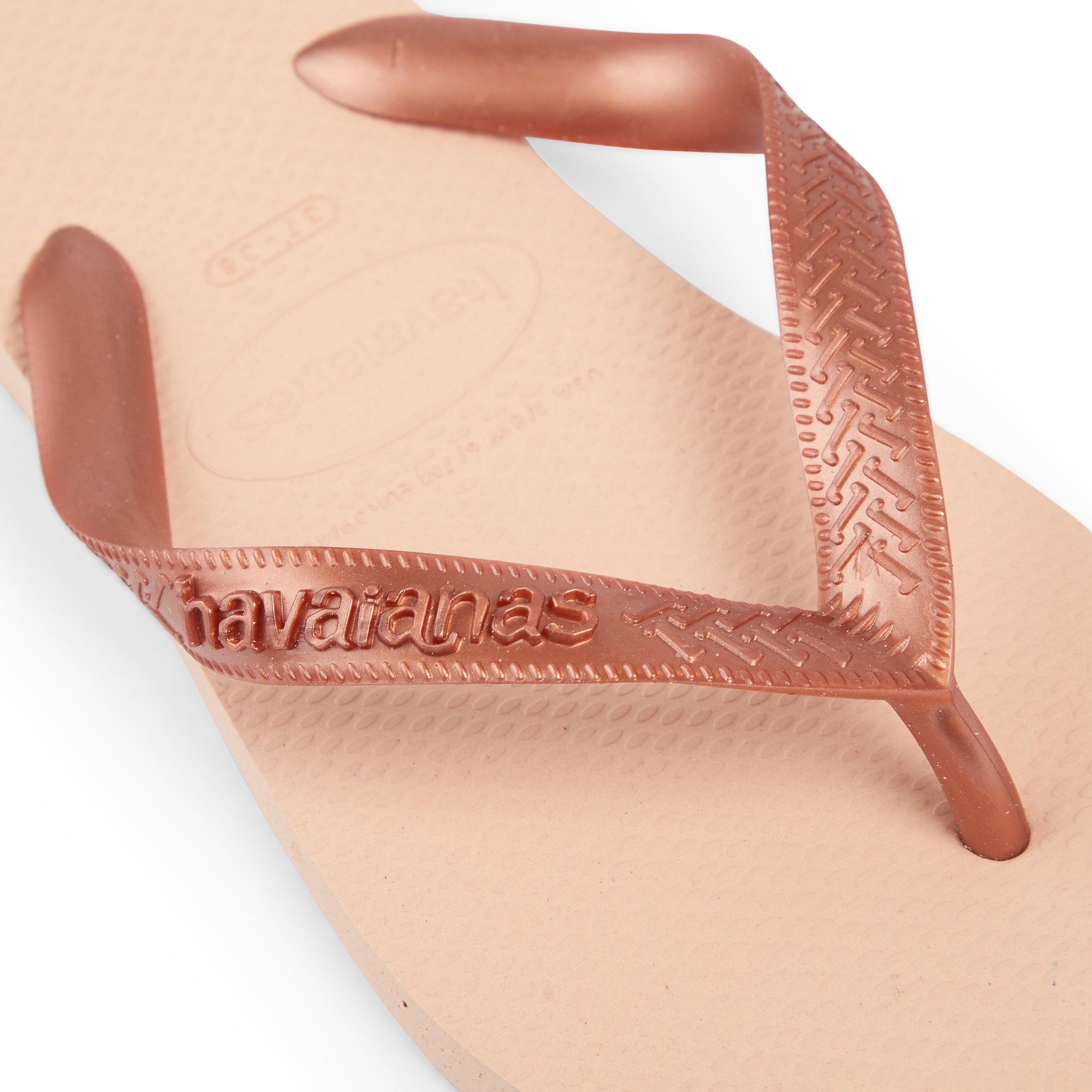 Havaianas top hot sale rose gold