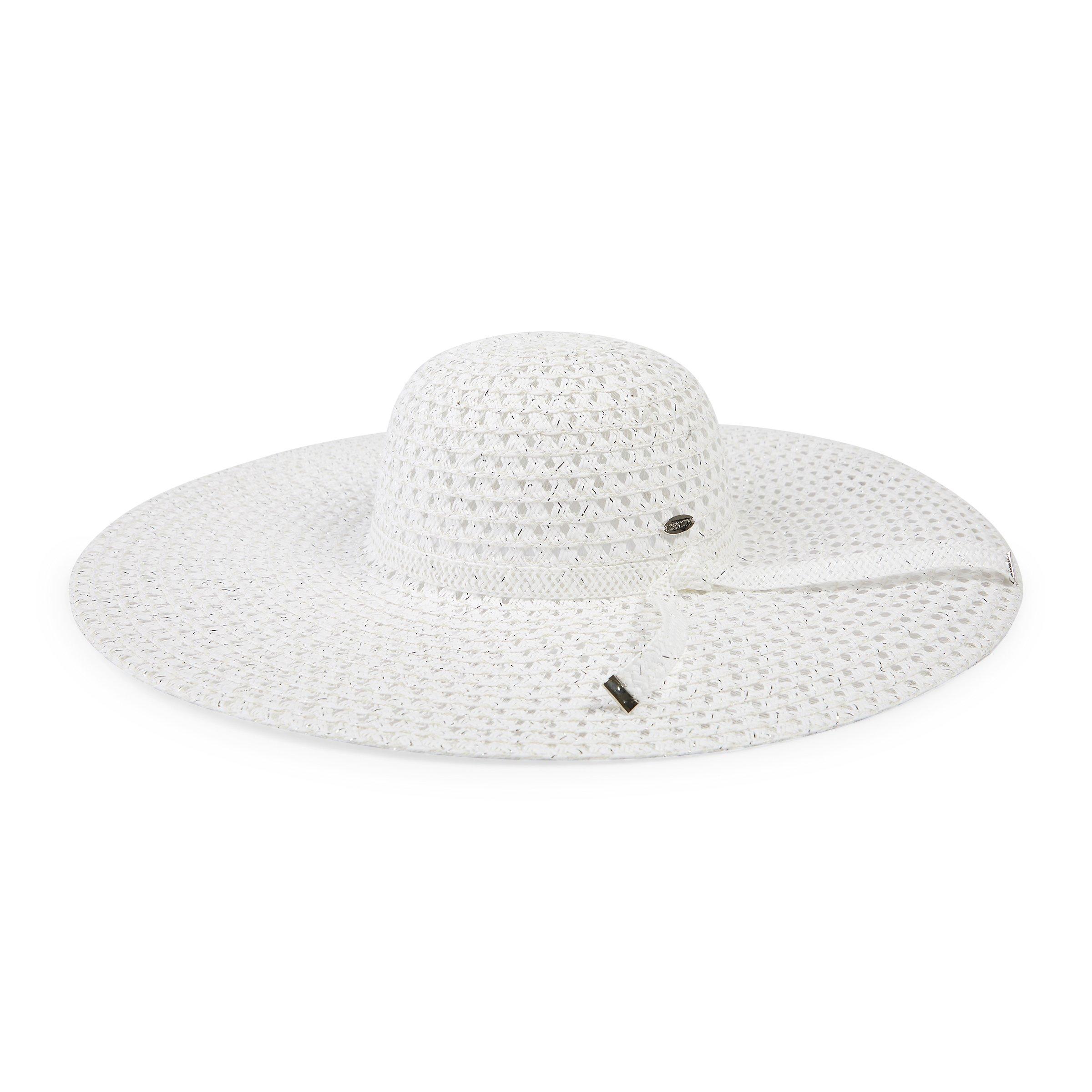 White wide brim sales floppy hat